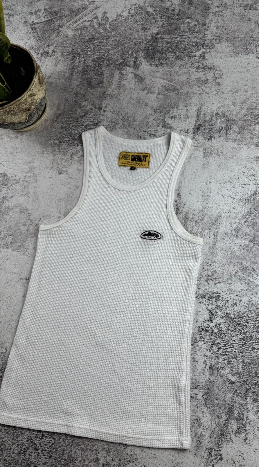 Corteiz Corteiz Alcatraz Waffle Tank Top Sleeveless Jersey T Shirt Size US S / EU 44-46 / 1 - 3 Thumbnail