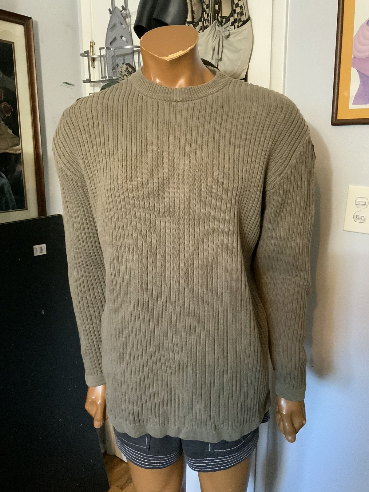 Billabong × Vintage Vintage Billabong Surf Ribbed Knit Cotton Crewneck Sweater Size US XL / EU 56 / 4 - 7 Thumbnail