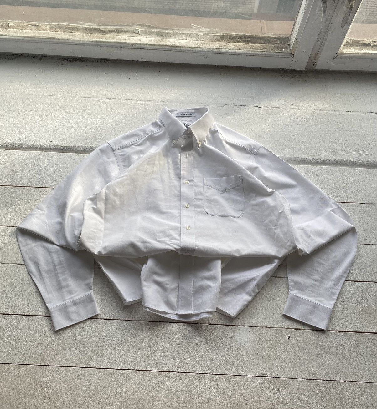 Designer × L.L. Bean × Vintage 00s L.L. Bean Basic Shirt Relaxed Fit Mens Vintage Size US L / EU 52-54 / 3 - 1 Thumbnail