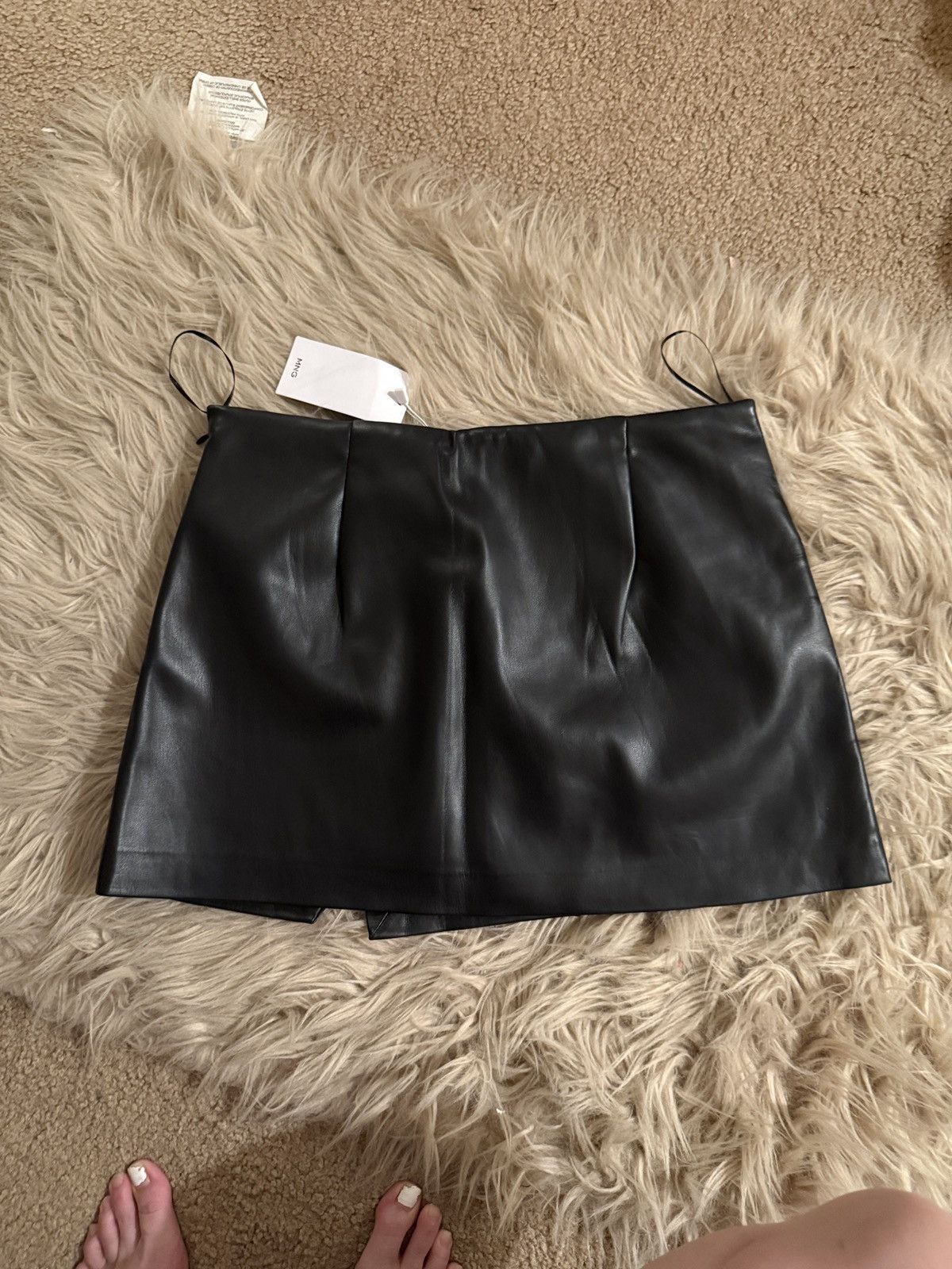 Mango Mango faux leather wrap skirt Size 27" / US 4 / IT 40 - 5 Thumbnail