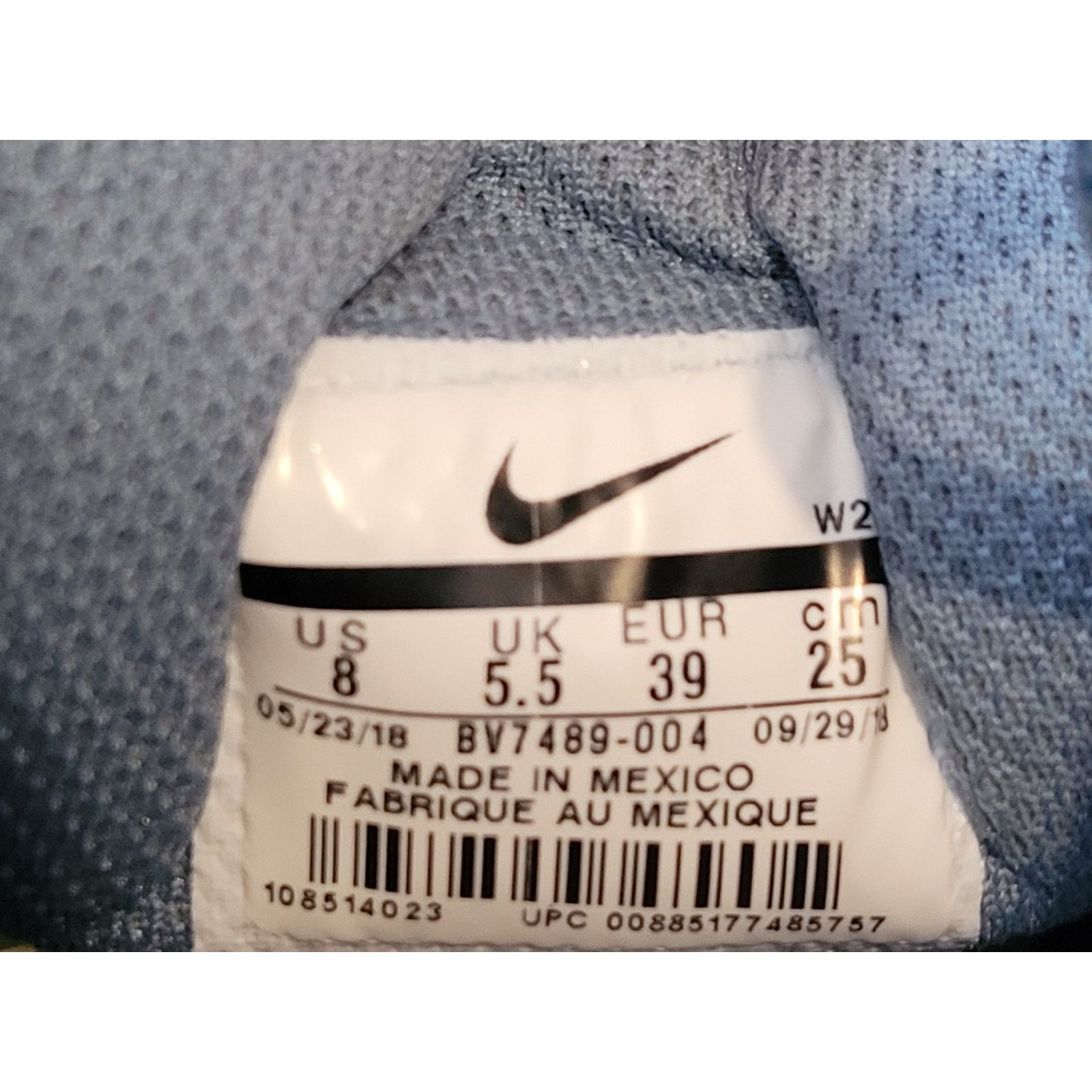 Nike Nike Zaga Zoom Slate Blue & White Trainers Sz 8 TennisShoes Size US 8 / IT 38 - 8 Thumbnail