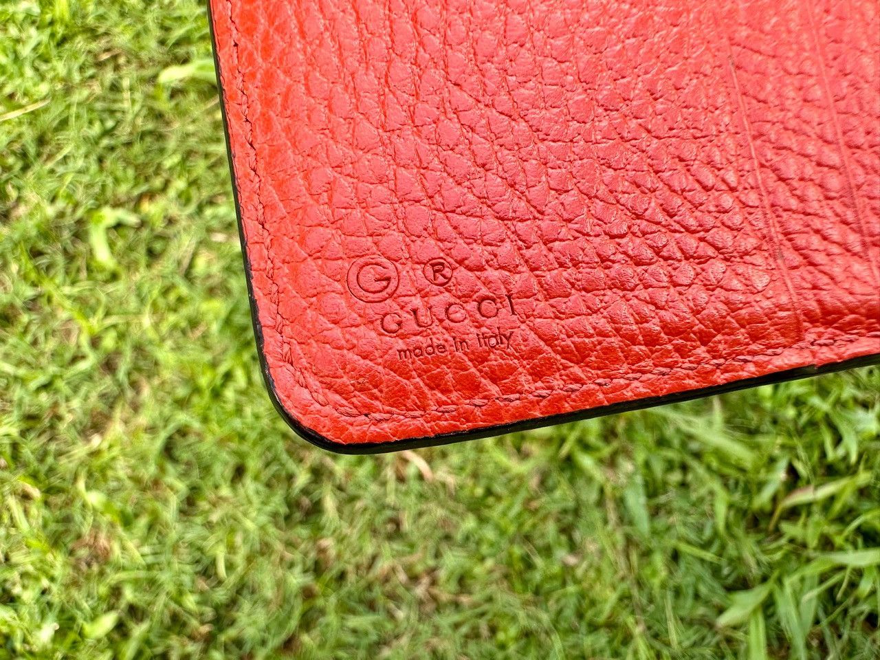 Gucci Authentic Gucci Interlocking GG Grained Leather Continental Size ONE SIZE - 11 Thumbnail