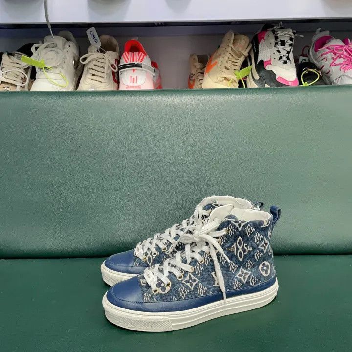 Louis Vuitton Louis Vuitton Stellar High-Top Fashion Sneakers -2508 Size US 6 / IT 36 - 1 Thumbnail