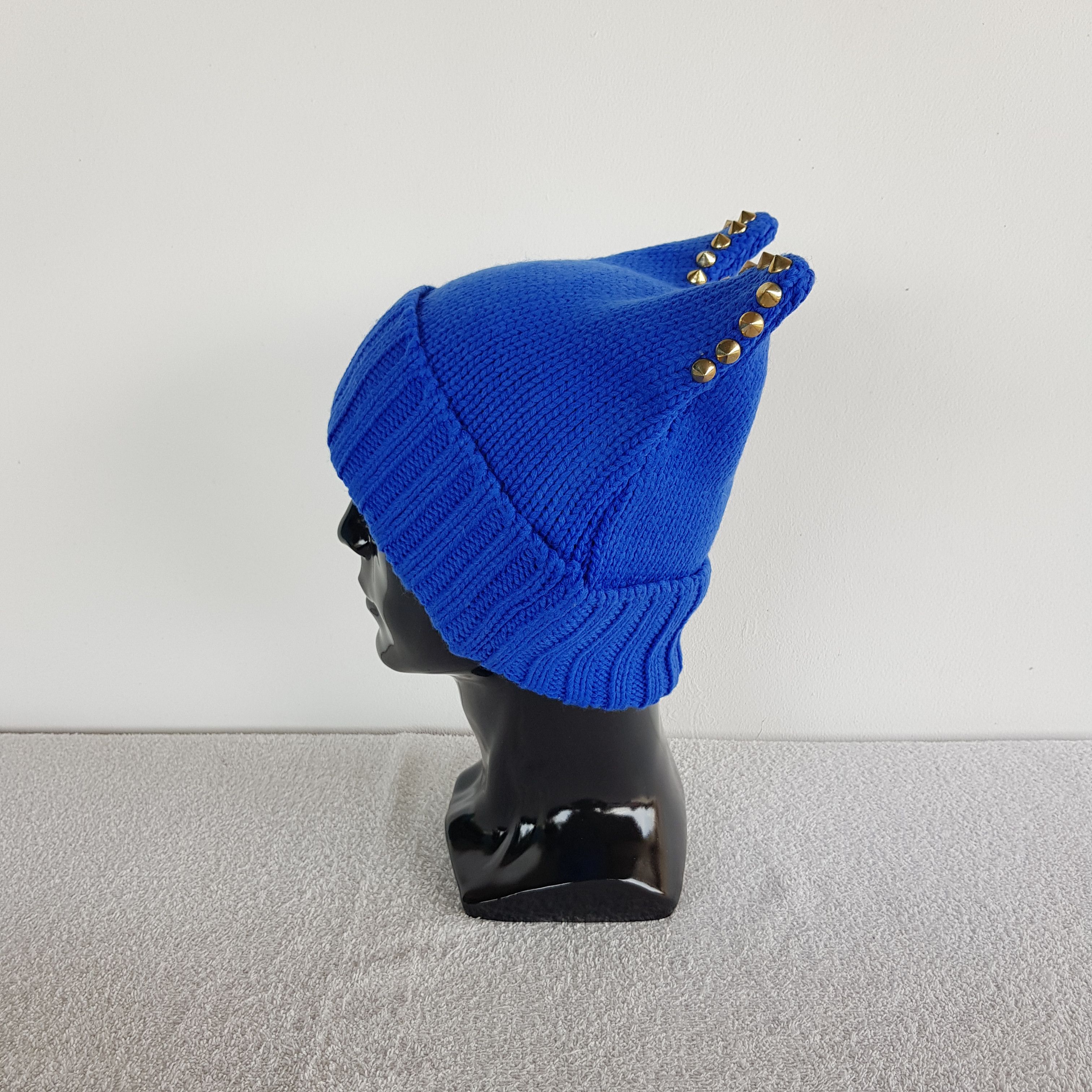 Japanese Brand Japanese Torn Beanie Ribbed Knit Snow Cap Hats. Size ONE SIZE - 4 Thumbnail