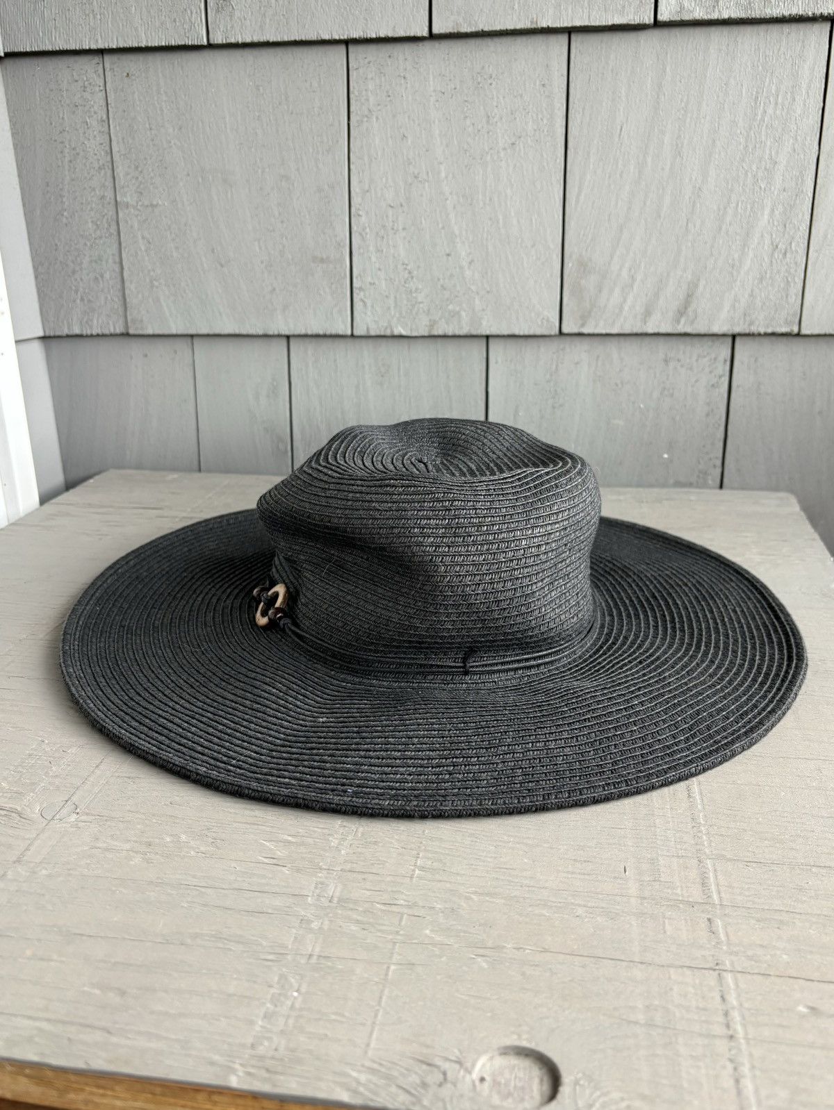 Holt Renfrew × Vintage Vintage Sunhat Vintage Bijoux Turner Straw Hat Woven Floppy Size ONE SIZE - 2 Thumbnail