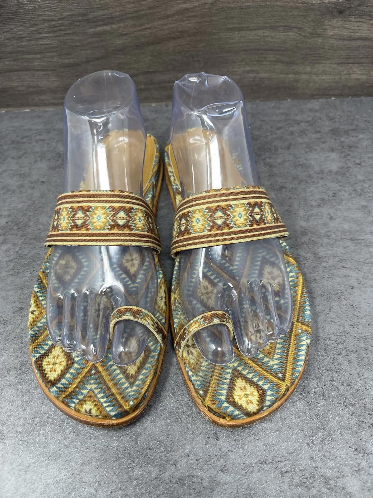 Other Theodora Callum Shoes Womens Size 8 Sandals Toe Ring Size US 8 / IT 38 - 3 Thumbnail