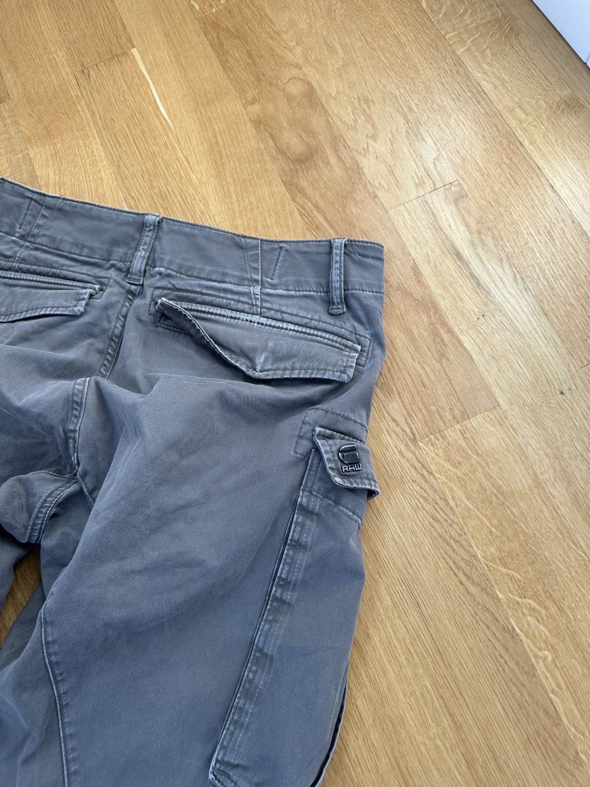 G-Star Vintage G-star Raw Cargo Pants Multi Pocket Fit Logo Size US 30 / EU 46 - 16 Thumbnail
