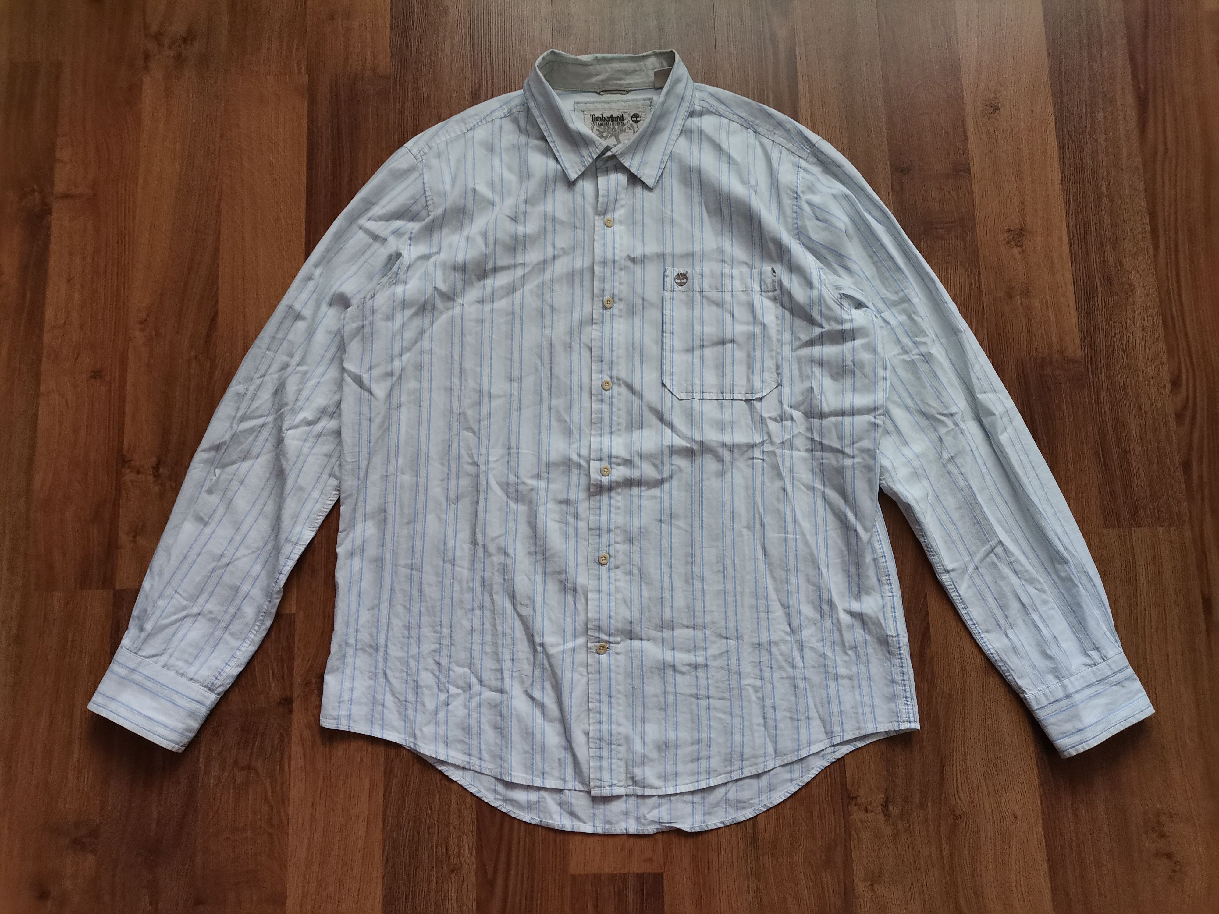 Timberland Timberland Striped Shirt Size US XL / EU 56 / 4 - 1 Thumbnail