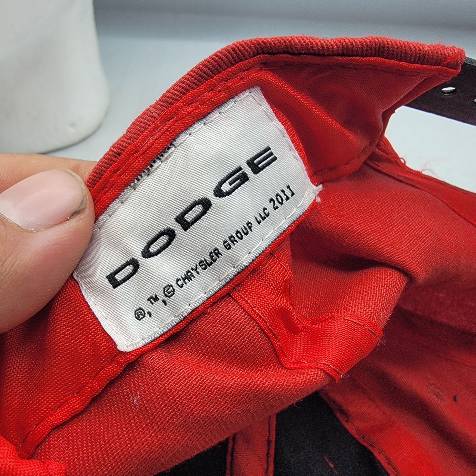 Other Dodge Motorsports Adults Black Red Baseball Cap Adjustable S Size ONE SIZE - 5 Thumbnail