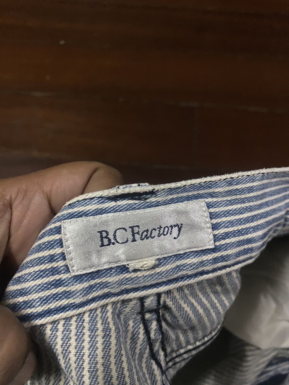 Japanese Brand FIRE 🔥 B.C FACTORY HICKORY PANT DISTRESSED Size US 33 - 13 Thumbnail