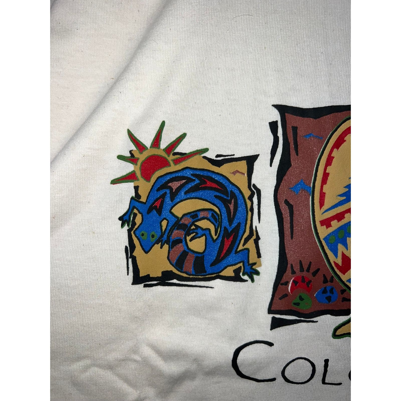 Fruit Of The Loom Vintage Native American Shirt Kokopelli Tee VTG 90s VTG XL Size US XL / EU 56 / 4 - 3 Thumbnail