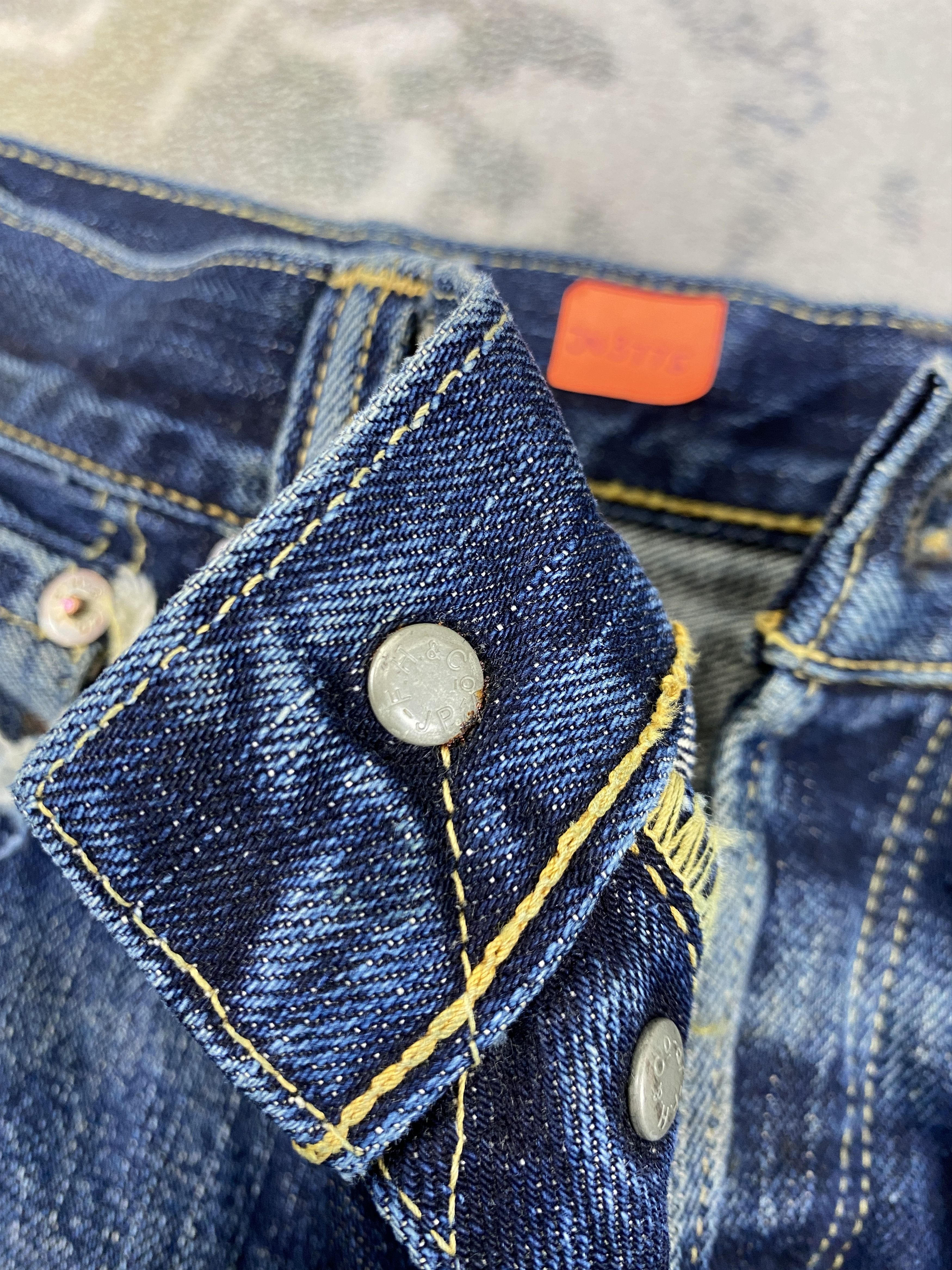 The Flat Head Redline The Flat Head Jeans 29x30 Denim - JN3775 Size US 29 - 8 Thumbnail