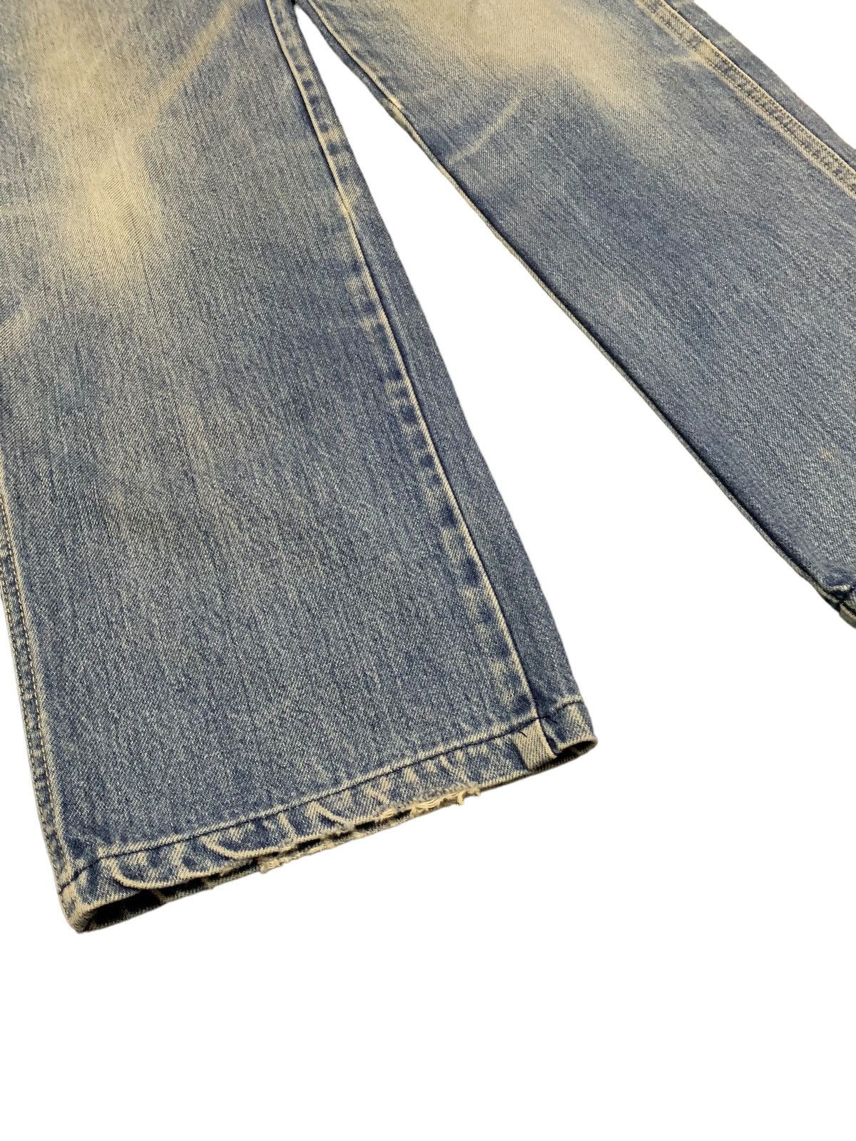 Johnbull Vintage Japanede Brand Kojima Mud Wash Baggy Ripped Jeans Size US 31 - 10 Thumbnail