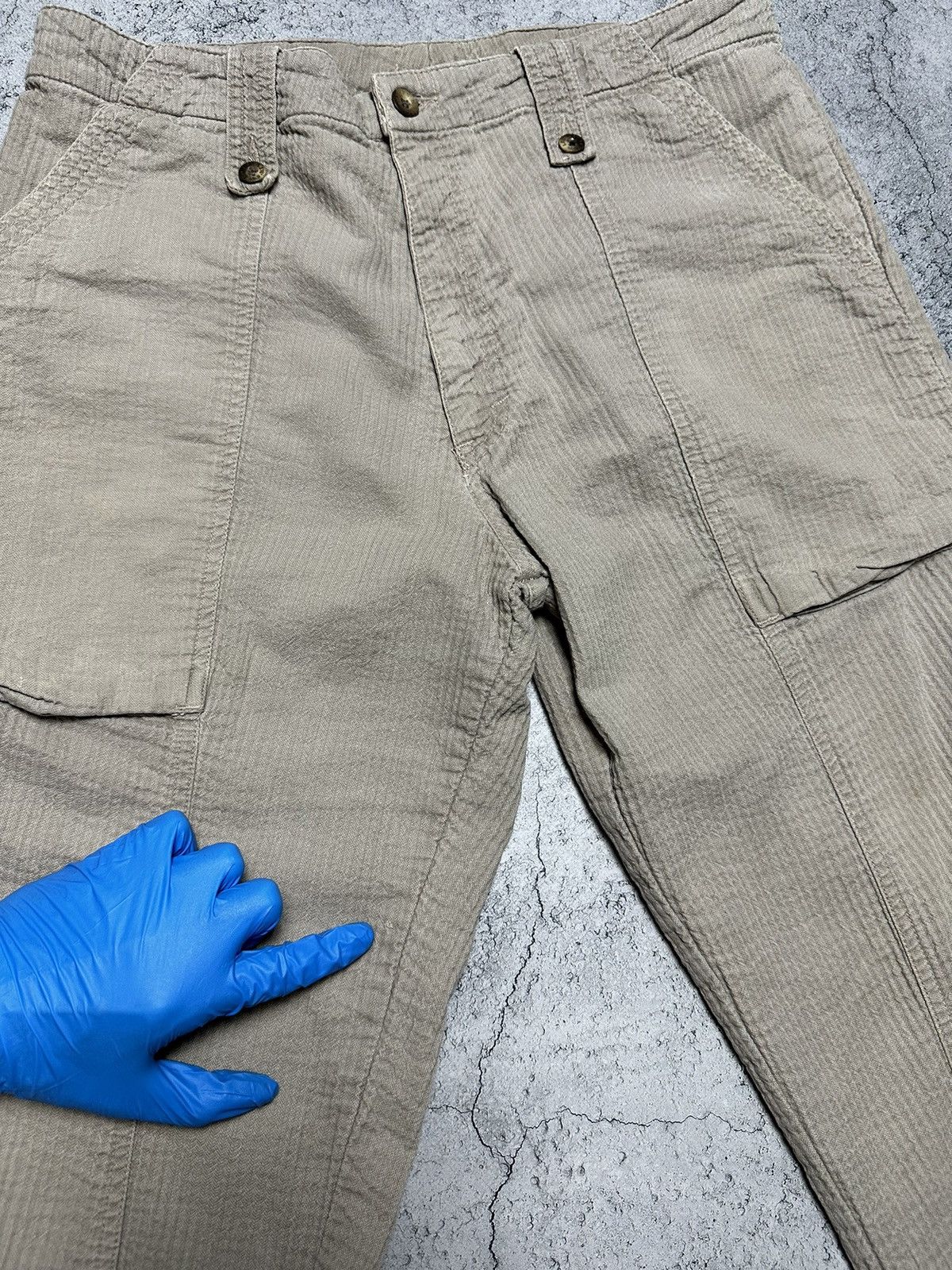 Levi's × Vintage Vintage LEVIS Beige Cotton Pants Jeans Size US 34 / EU 50 - 13 Thumbnail