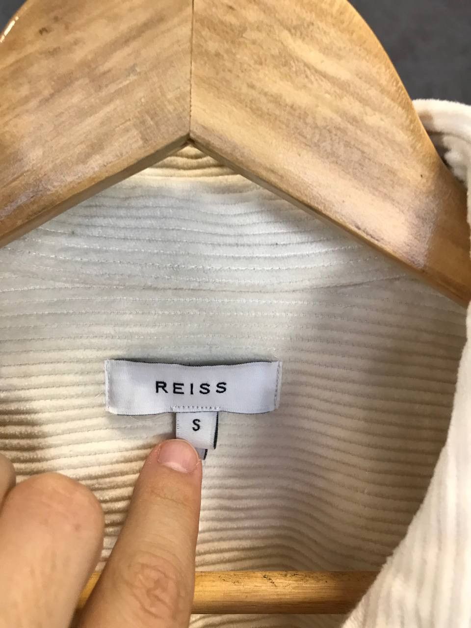 Designer Reiss designer velvet double pocket shirt Size US S / EU 44-46 / 1 - 5 Thumbnail