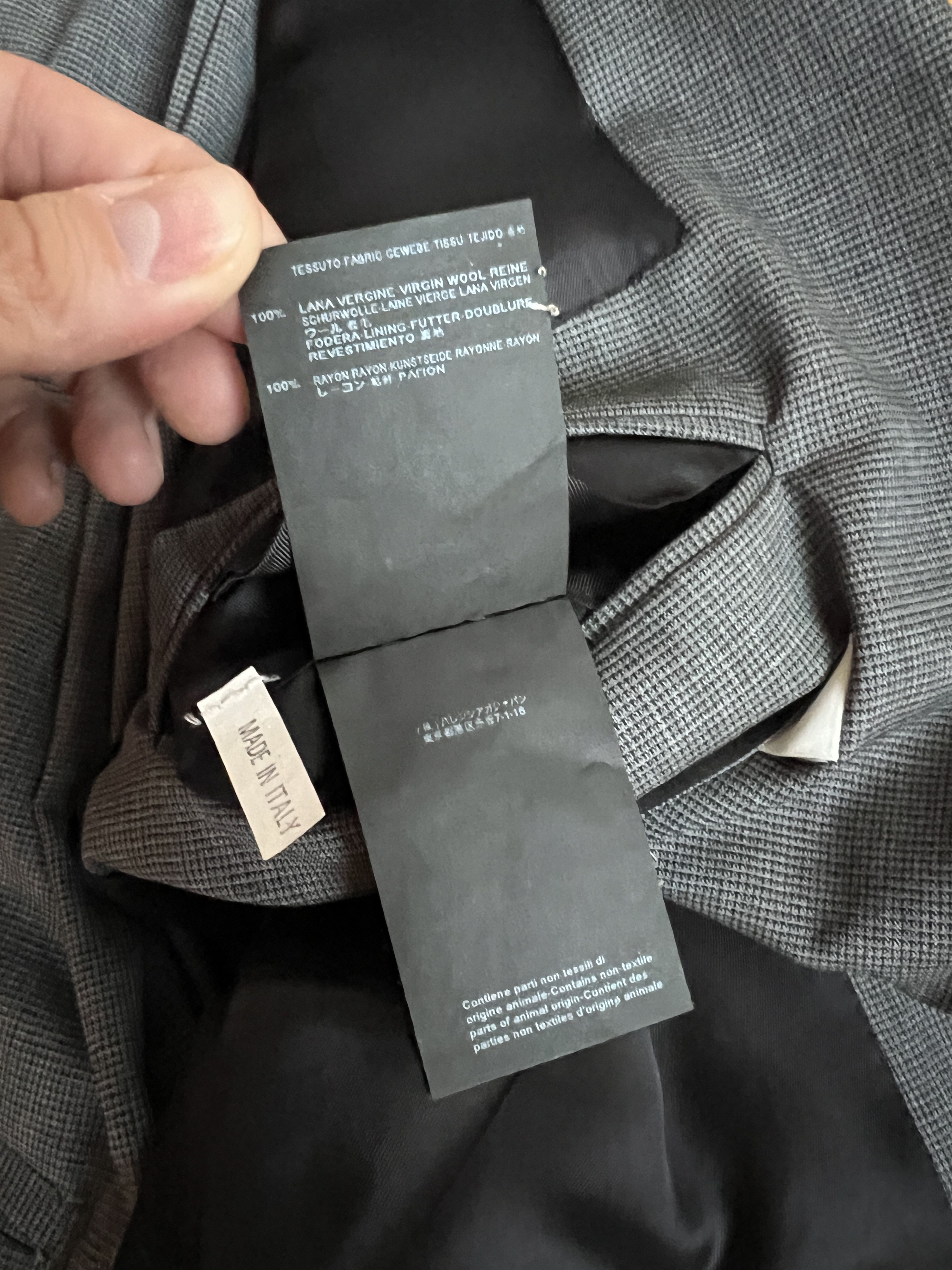 Balenciaga GREY SUIT Size 48R - 5 Thumbnail