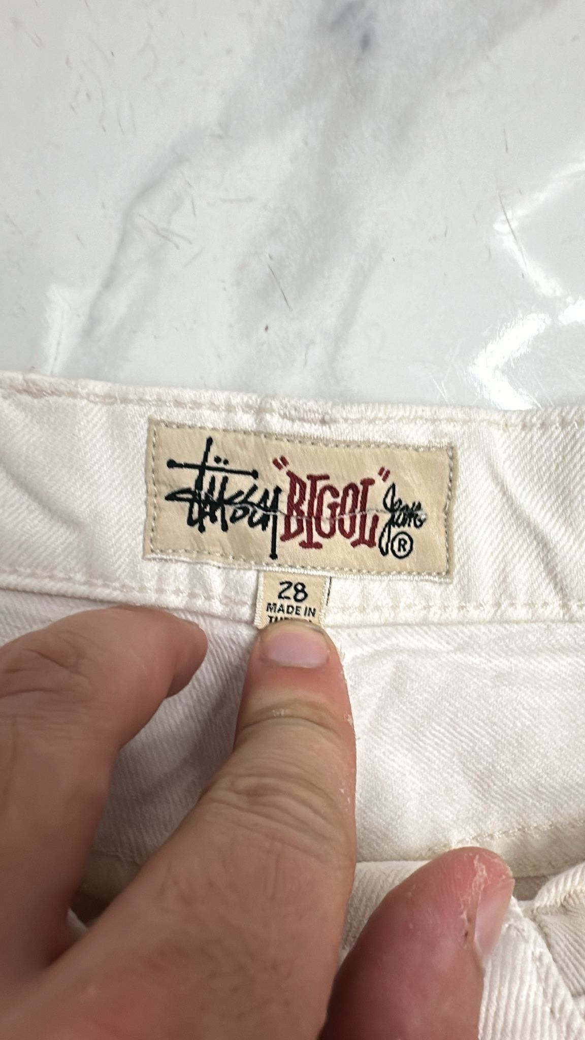 Stussy Stussy Spray Dye Big OL' Jeans "Faded Pink" Size 28 Size US 28 / EU 44 - 9 Thumbnail