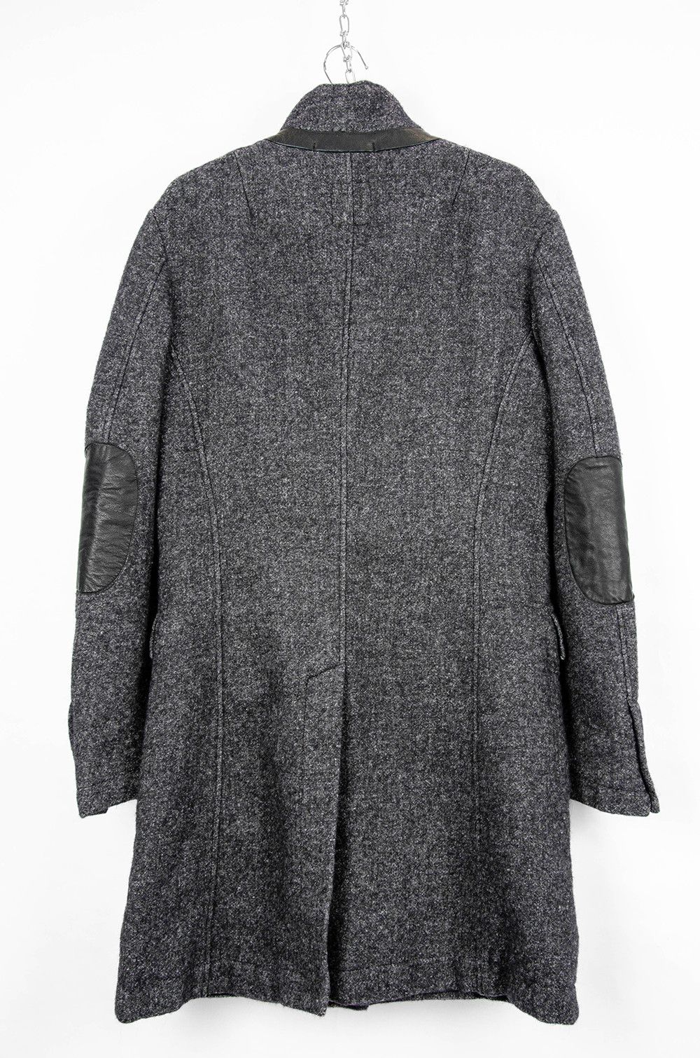 hannes roether Hannes Roether Wool Tweed Coat w/ Leather Elbow Patches – S Size US S / EU 44-46 / 1 - 2 Thumbnail