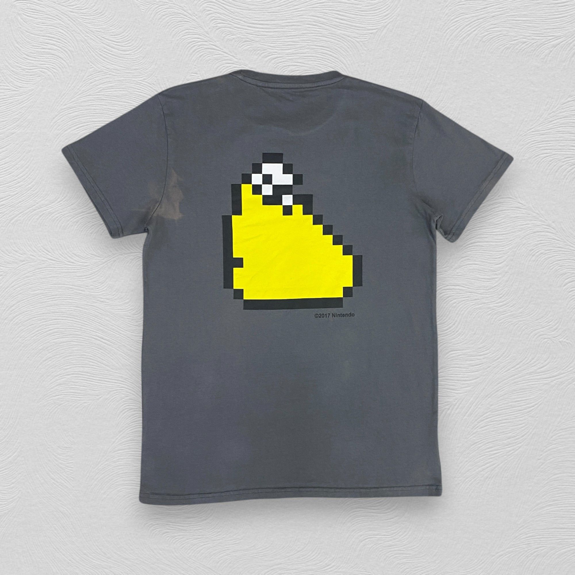 Japanese Brand Firefin Grey 8-Bit FishFry Nintendo TShirt - J015 Size US M / EU 48-50 / 2 - 2 Thumbnail