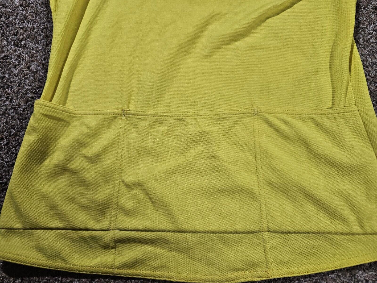 Designer Vintage Cannondale Cycling Jersey Yellow Zip XL USA MADE Size ONE SIZE - 7 Thumbnail