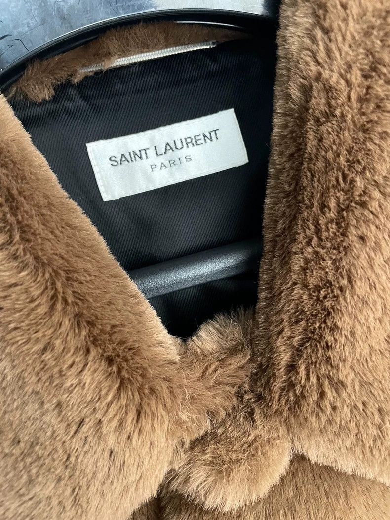 Saint Laurent Paris Saint Laurent Paris Brown fur jacket-2506 Size US L / EU 52-54 / 3 - 3 Thumbnail