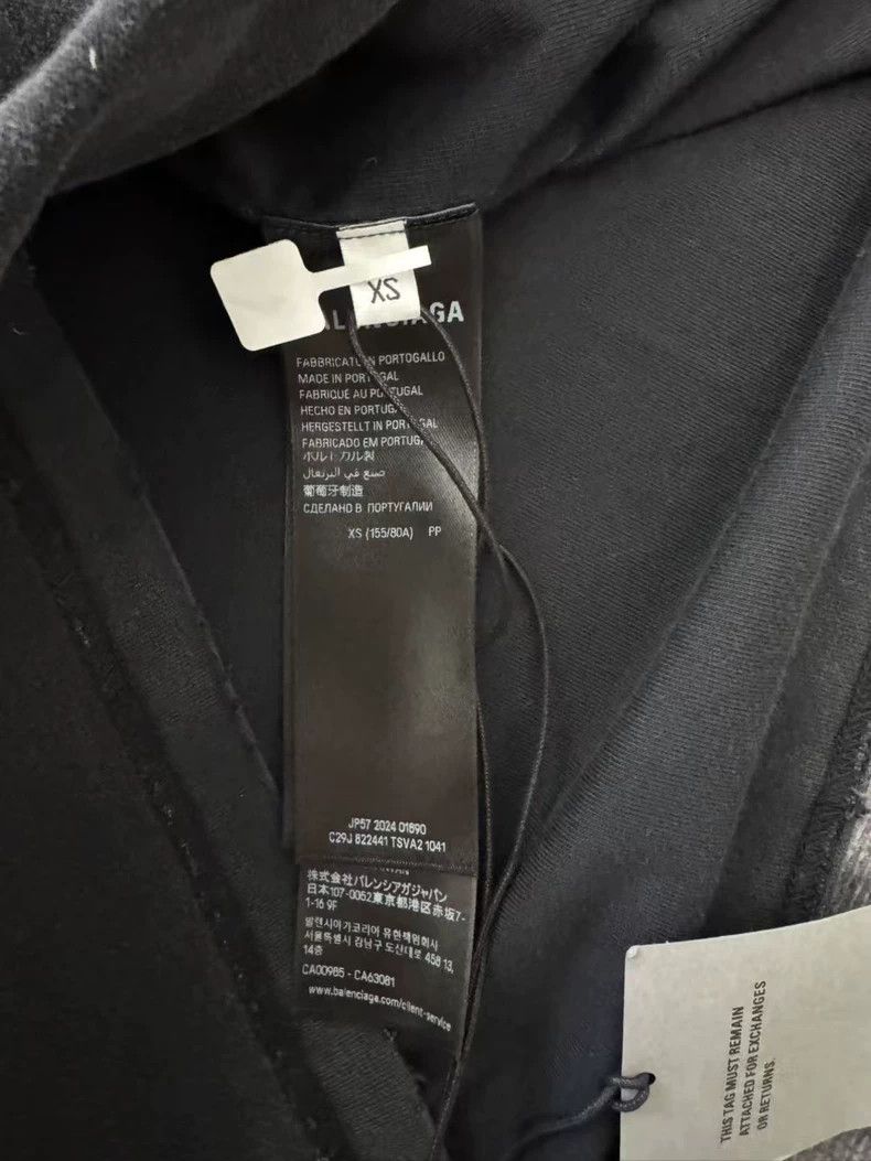 Balenciaga Balenciaga Black flocking jacquard technology, chest lette Size US XS / EU 42 / 0 - 5 Thumbnail