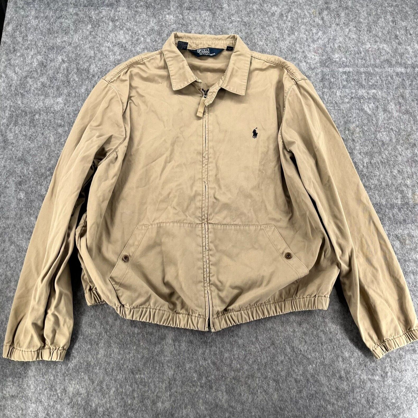 Polo Ralph Lauren Polo Ralph Lauren Mens Tan Vintage Bi-Swing Jacket Size  XXL | Grailed