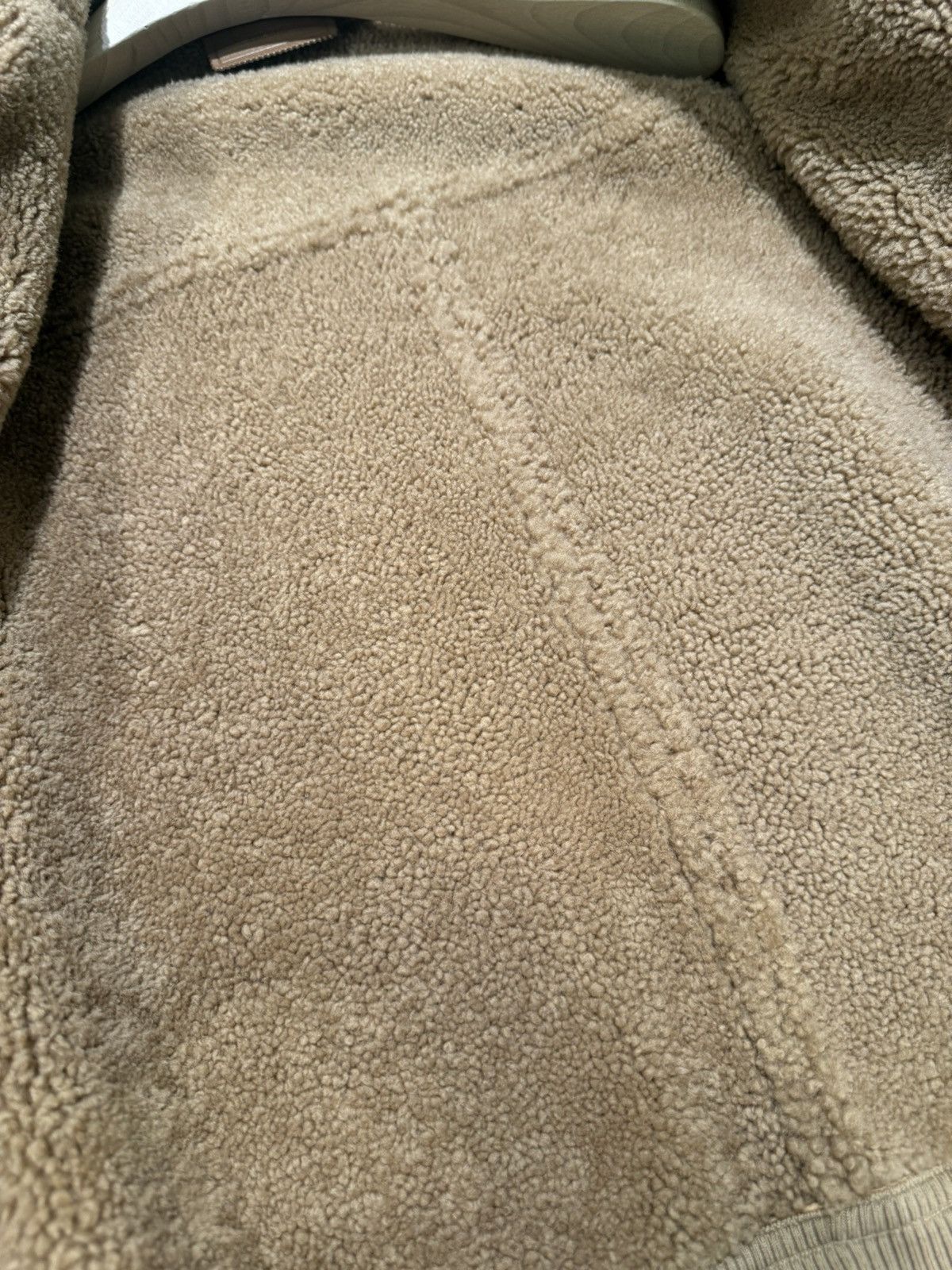 Prada o1la1rc1a0925 Shearling Jacket in Camel Size US L / EU 52-54 / 3 - 18 Thumbnail