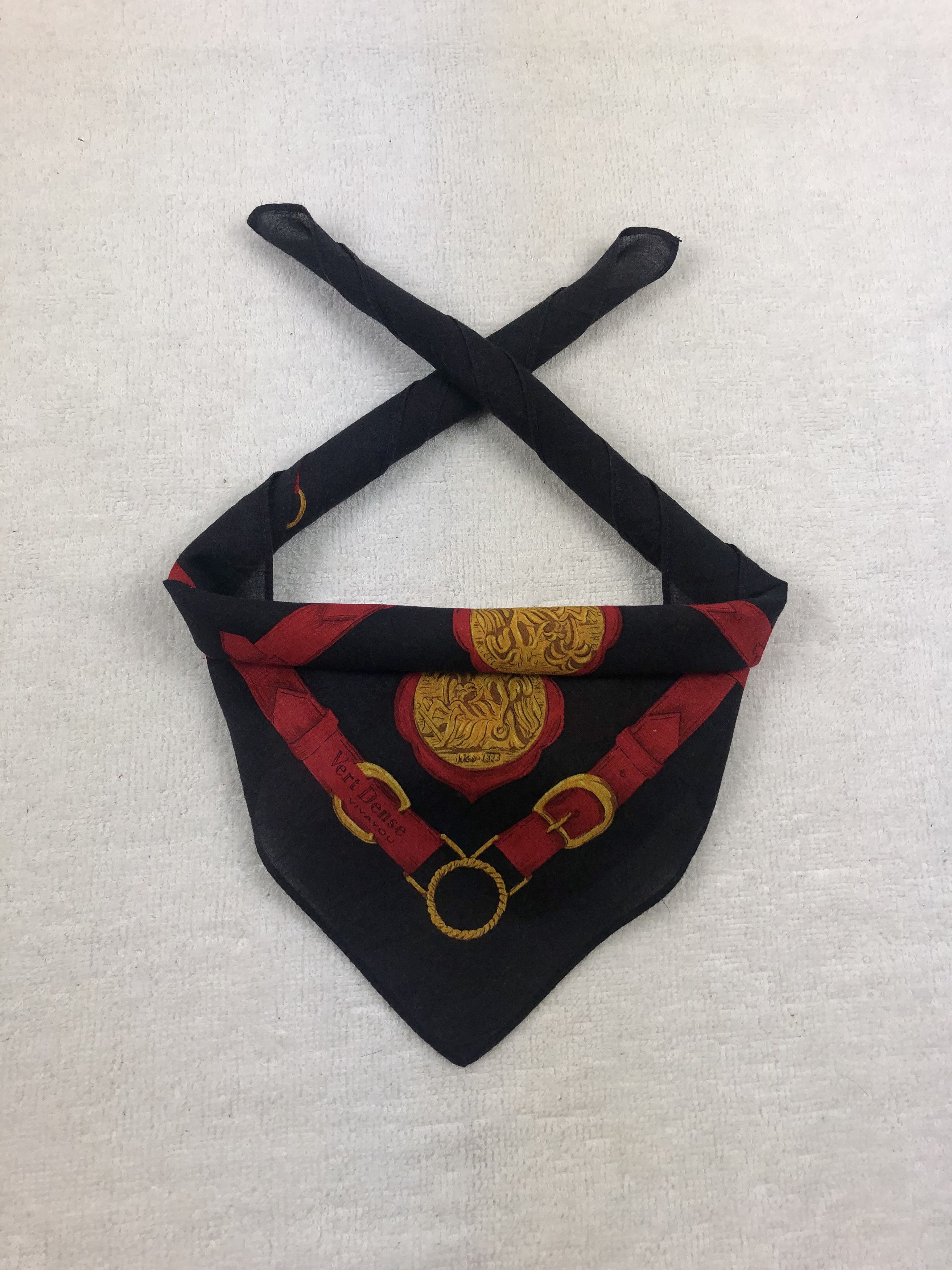 Japanese Brand × Vintage Vert Dense Handkerchief / Bandana / Neckerchief Size ONE SIZE - 1 Thumbnail