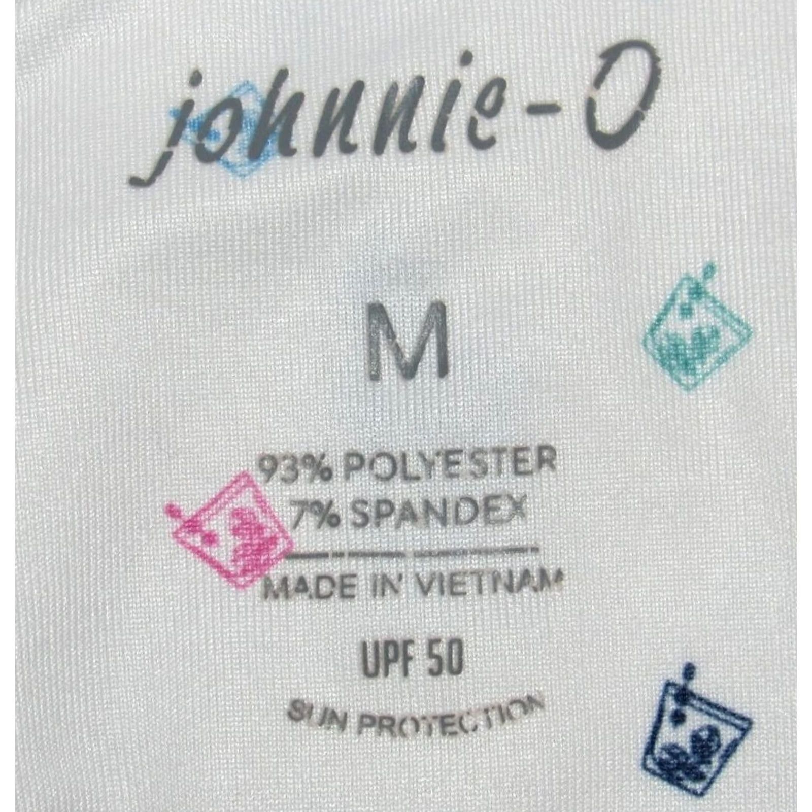 johnnie-O Johnnie O White Short Sleeve Polo Shirt Medium Polo Shirt Mens XS? Size US M / EU 48-50 / 2 - 4 Thumbnail