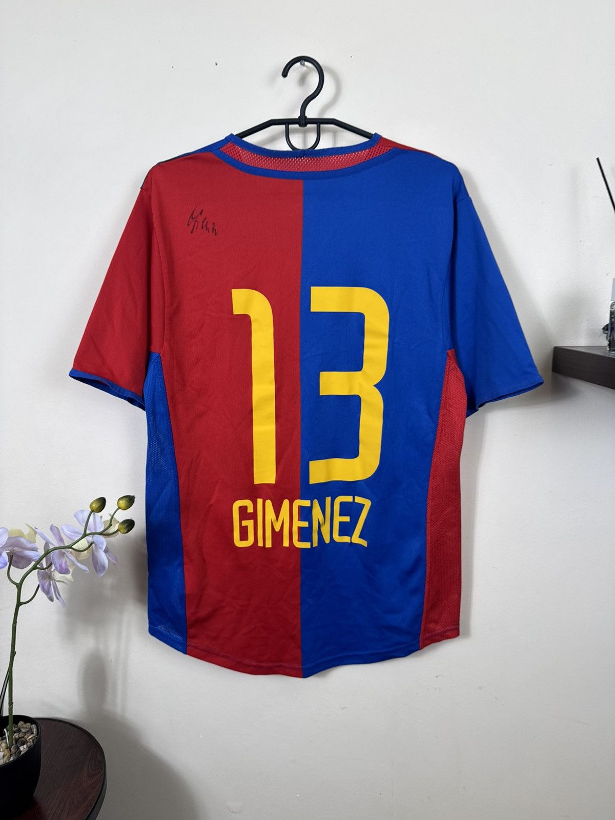 Nike Nike FC Basel Jersey 2002-04 #13 Gimenez Soccer Signature S Size US S / EU 44-46 / 1 - 21 Thumbnail