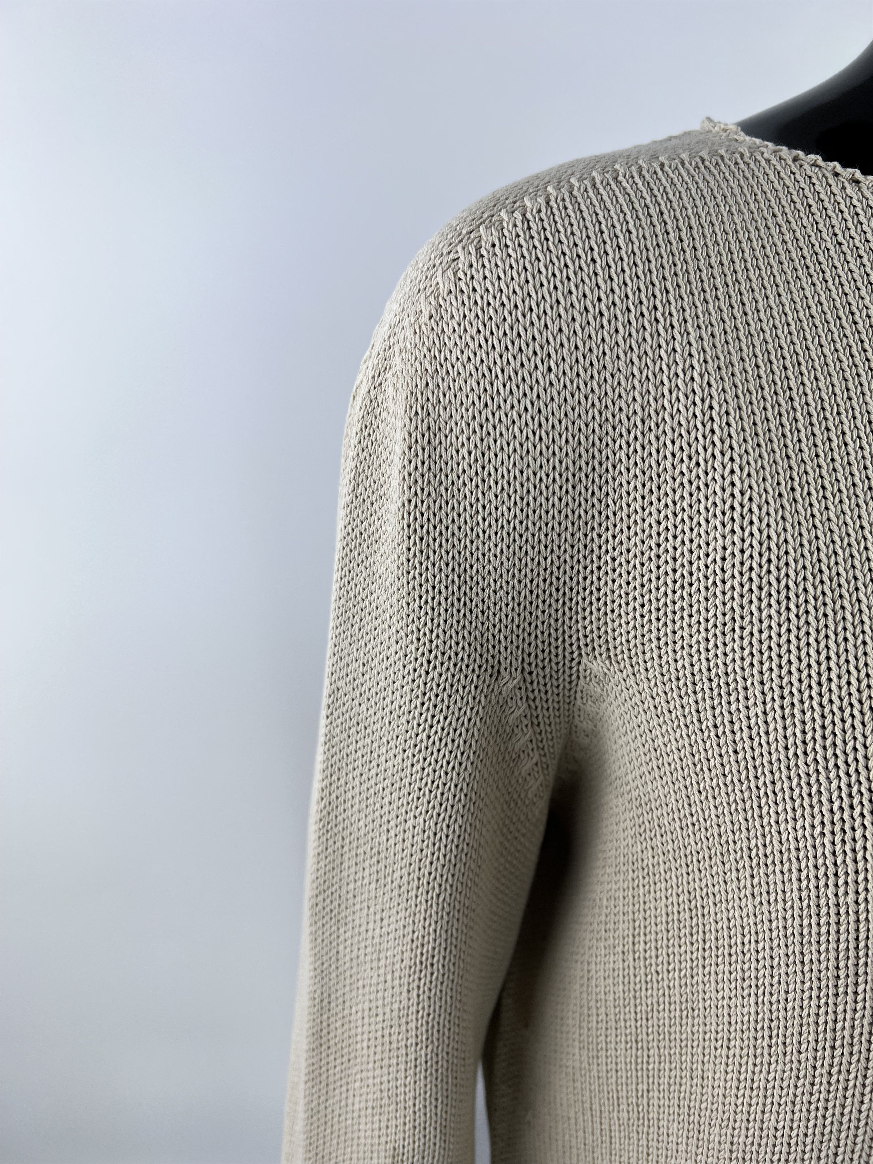 C.P. Company CP Company Rare Vintage Cotton Sweater Knit Beige Size IT44 Size M / US 6-8 / IT 42-44 - 6 Thumbnail