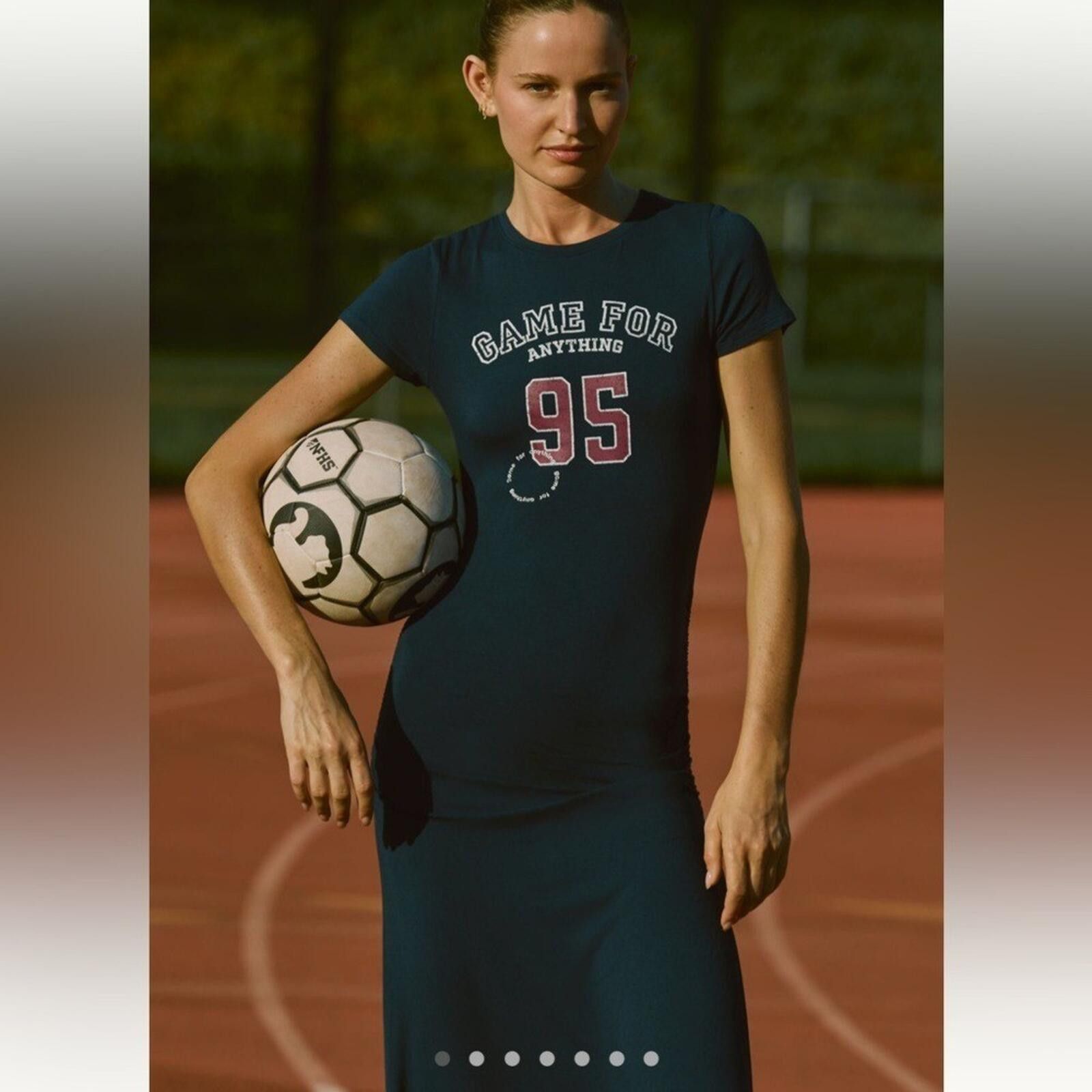 Anthropologie Anthropologie Daily Practice Ready Set Go Midi Dress Navy S Size S / US 4 / IT 40 - 2 Thumbnail