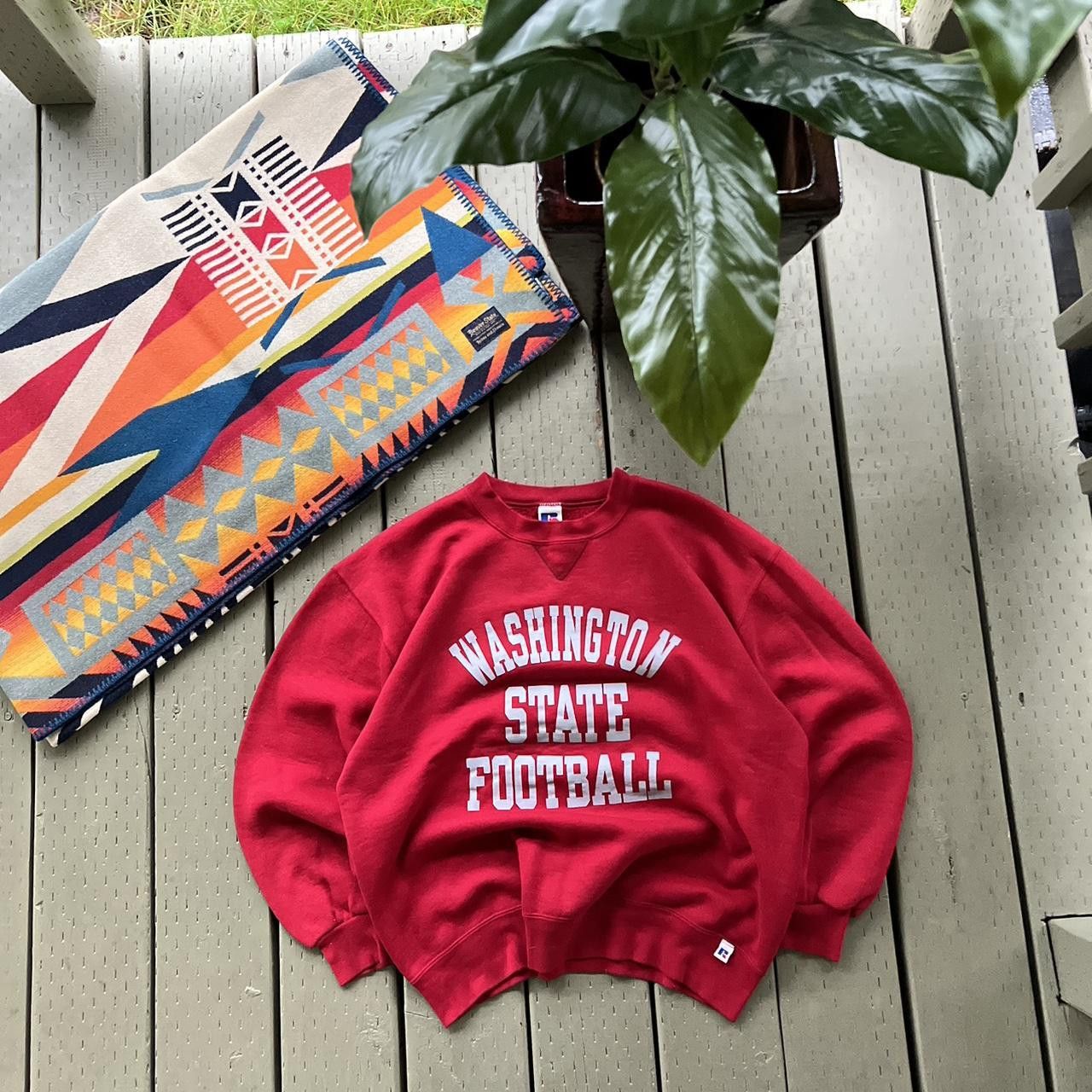 Russell Athletic × Vintage Vintage Washington State Cougars Crewneck Sweatshirt Size US L / EU 52-54 / 3 - 4 Thumbnail
