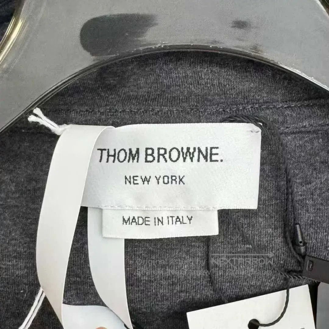 Thom Browne gray four-stripe hooded trench coat. Size US M / EU 48-50 / 2 - 2 Thumbnail