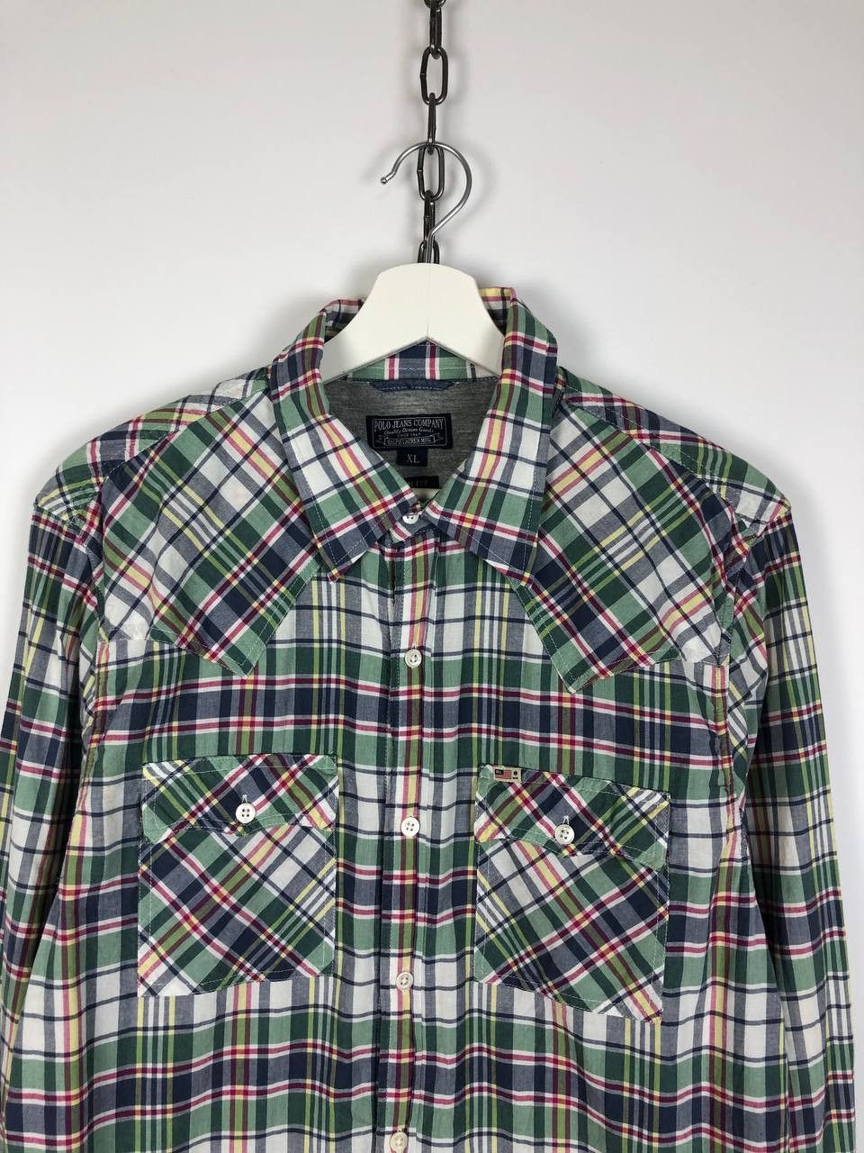 Polo Ralph Lauren Polo Jeans Company Ralph Lauren Check Shirt size XL Size US XL / EU 56 / 4 - 2 Thumbnail