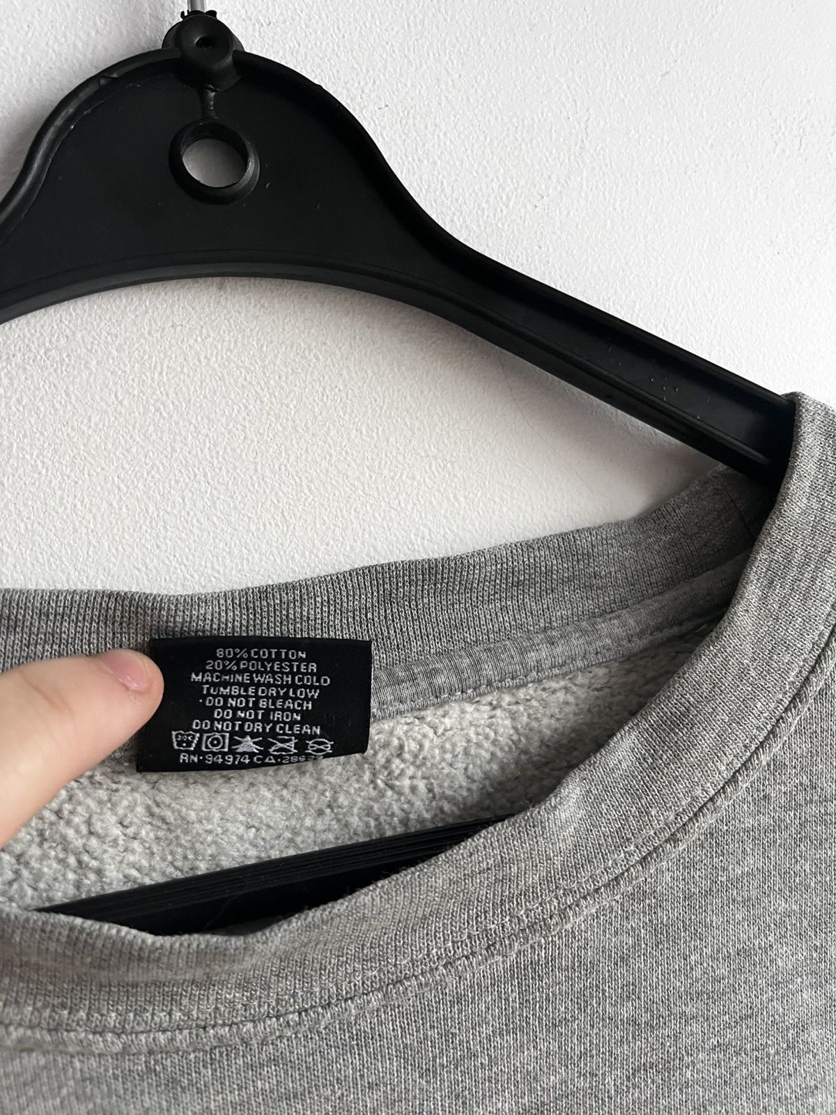 Stussy Stussy grey crewneck L Size US L / EU 52-54 / 3 - 4 Thumbnail