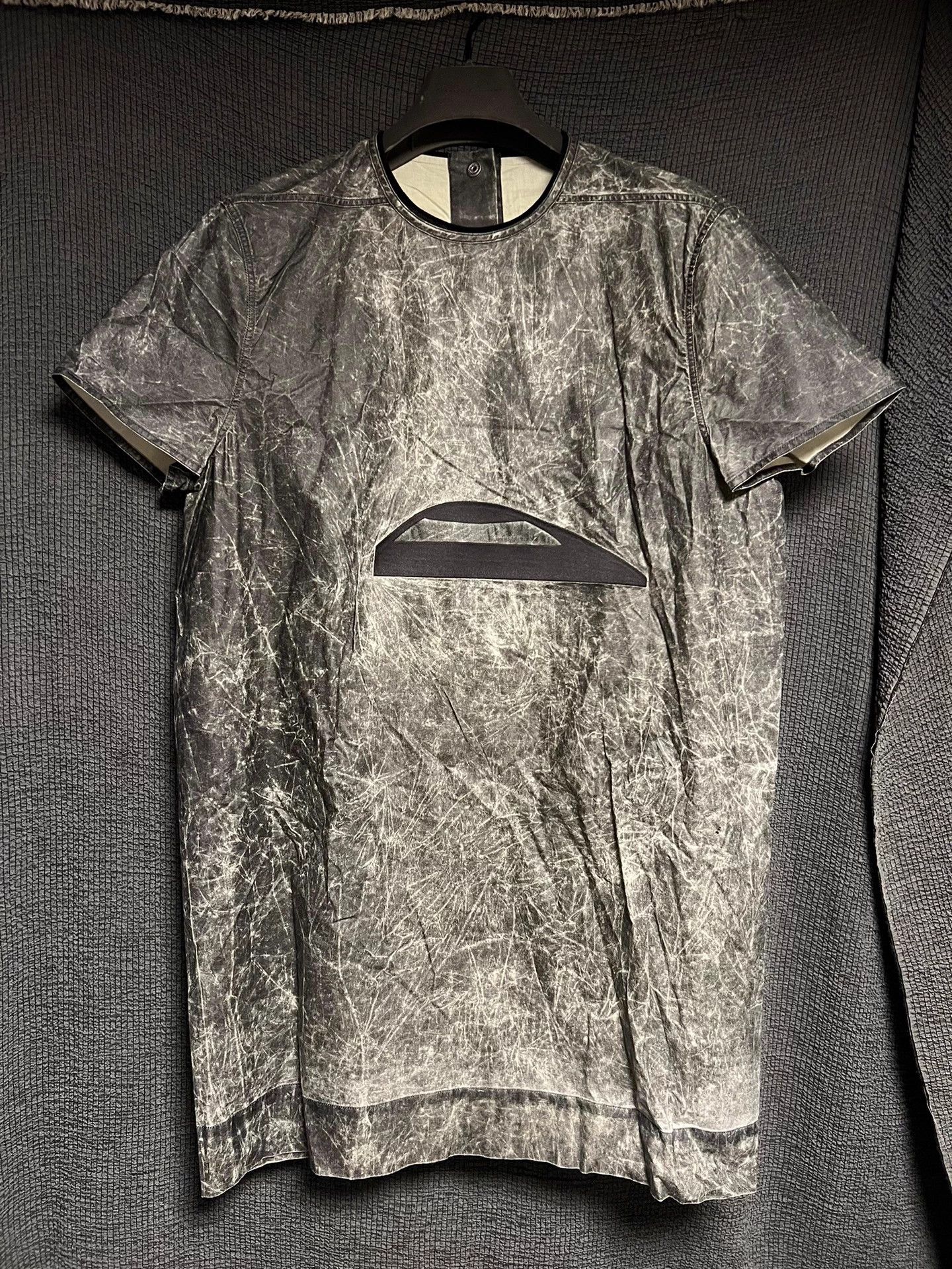 トップス Rick Owens Cyclops Short Sleeve T-Shirt Rick Owens Rick Owens Cyclops Embroidered Short-Sleeve T-Shirt