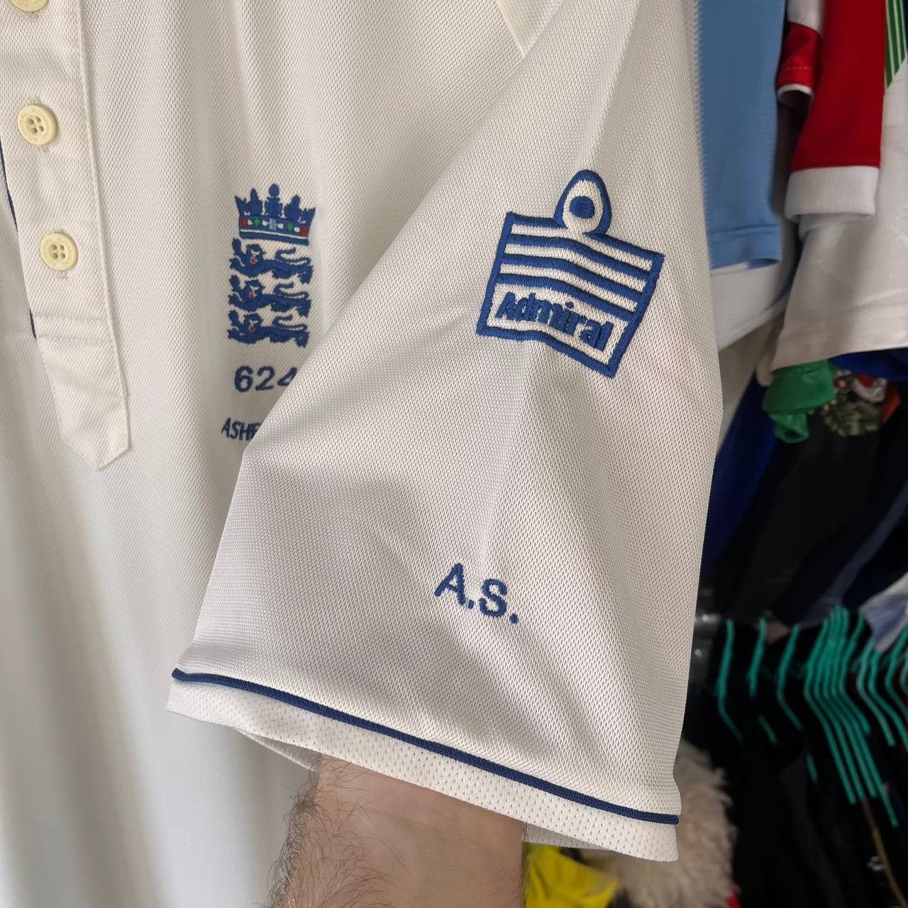 Vintage England Cricket Ashes 2005 Polo Test Cap 624 Andrew Strauss Size US L / EU 52-54 / 3 - 5 Thumbnail