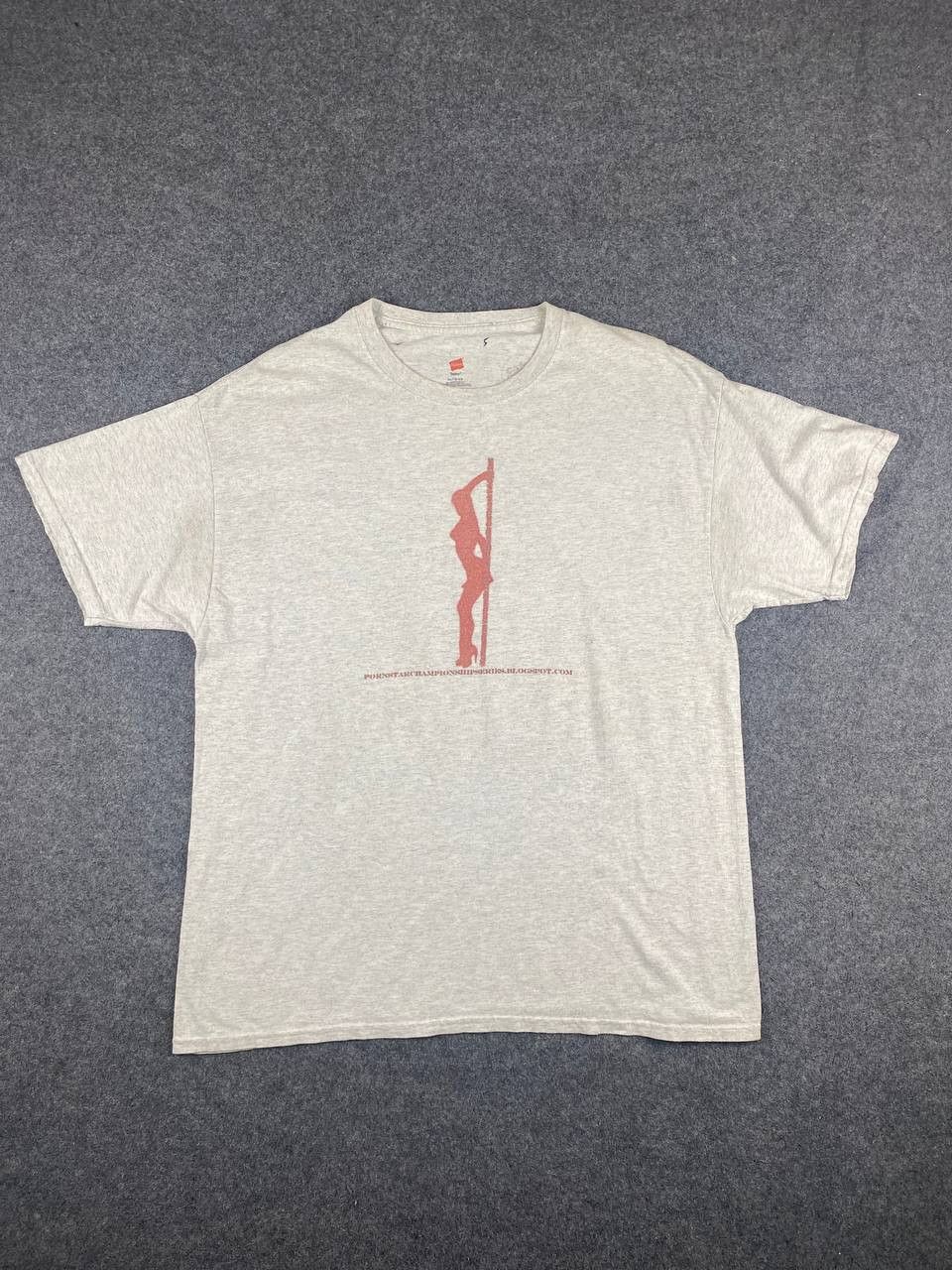 image of Avant Garde Pornstar Tee Very Nice Design in Grey, Men's (Size XL)