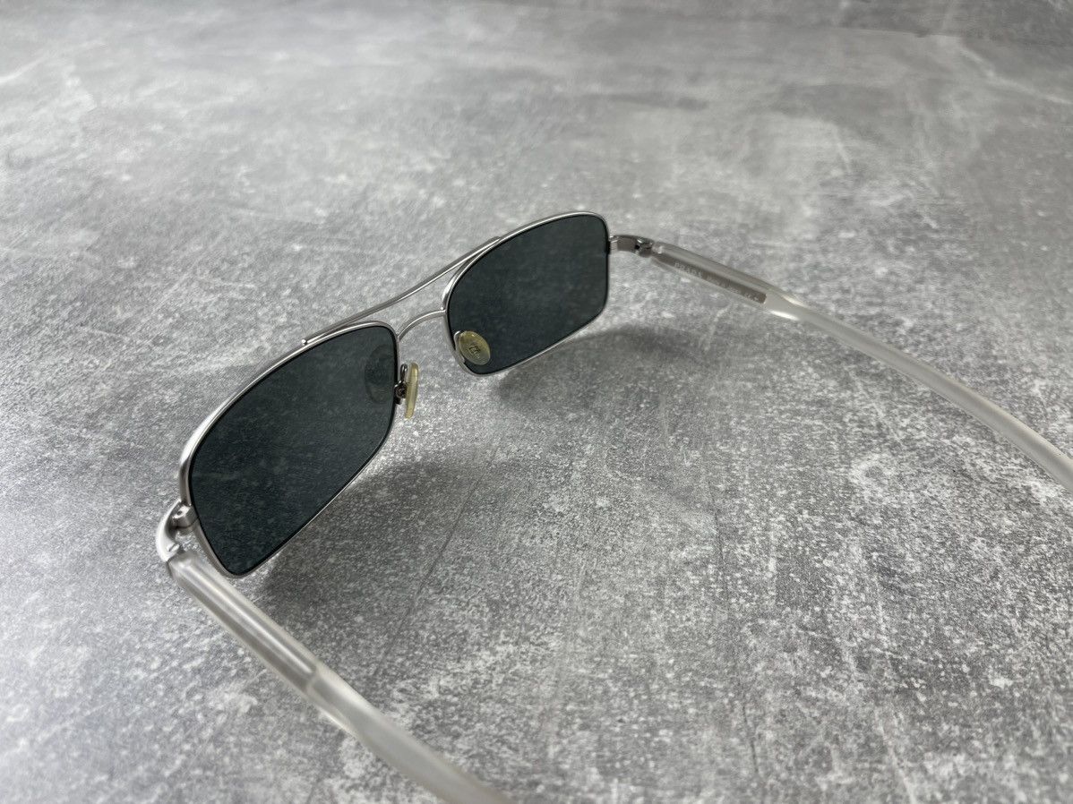 Prada Prada Sunglasses Silver Titanium Frame Japan Rectangular Size ONE SIZE - 4 Thumbnail