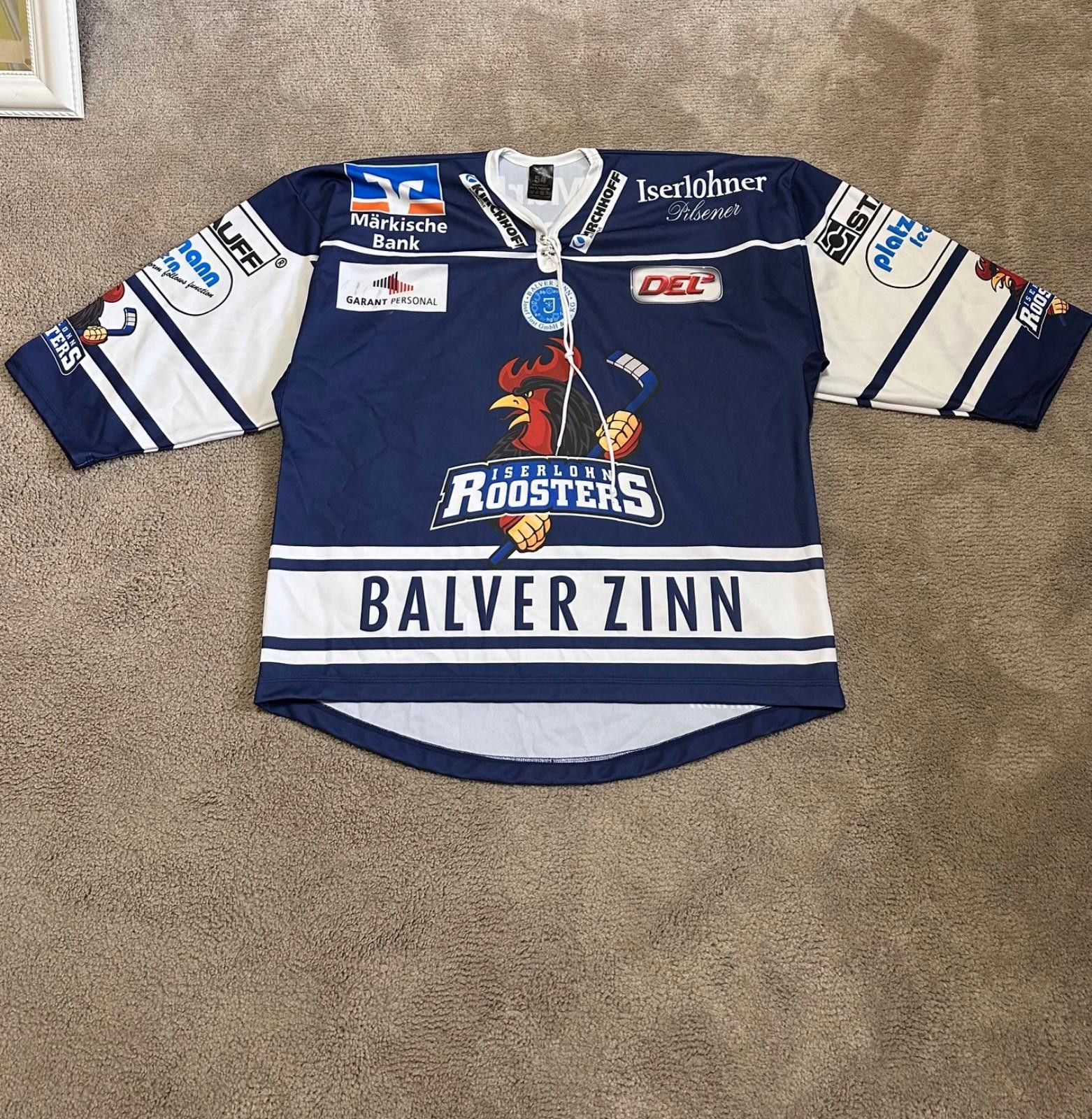 Other #12 ARDELAN Iserlohn Roosters Germany Hockey Shirt Jersey Size US L / EU 52-54 / 3 - 1 Thumbnail