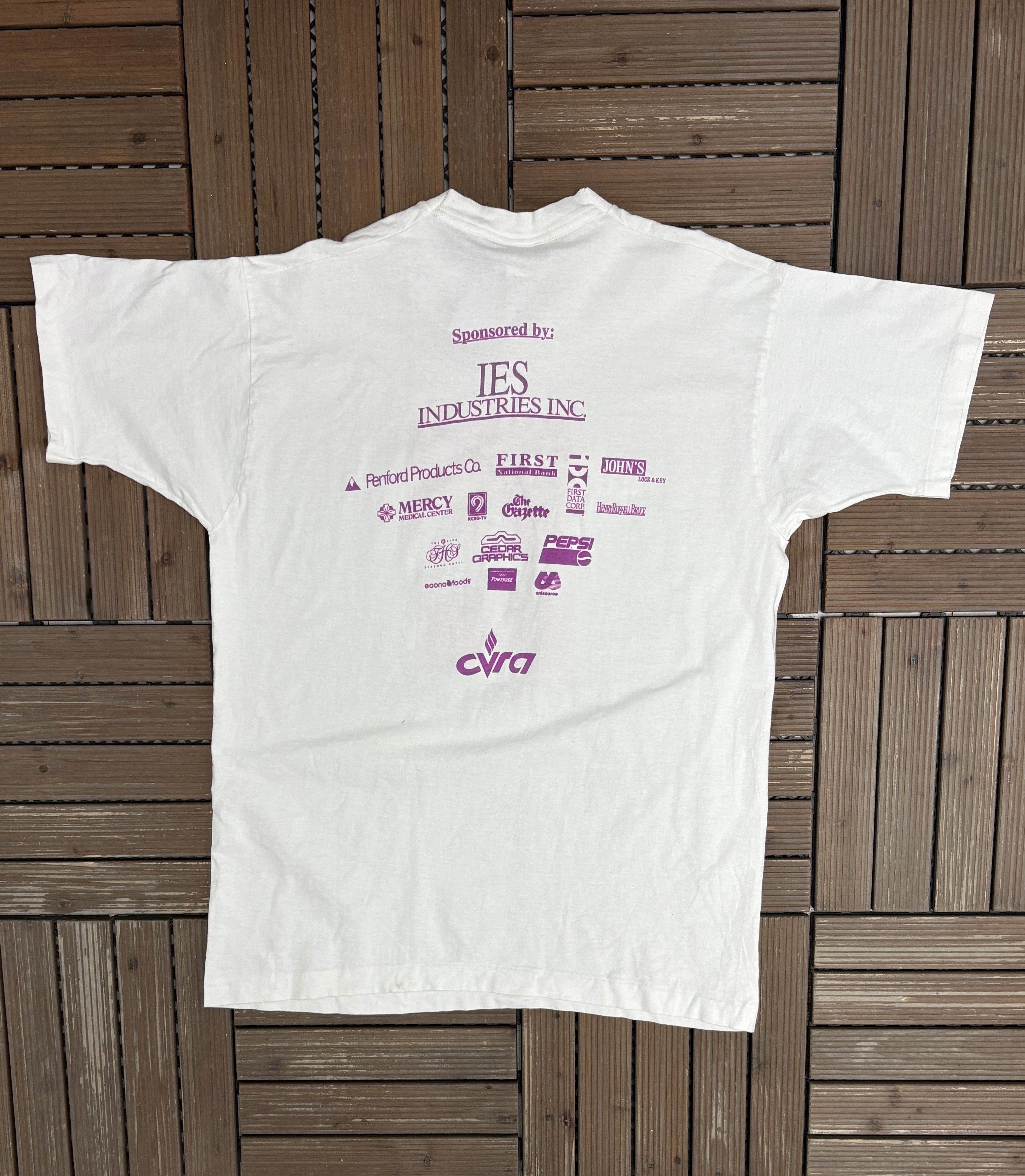 Vintage July 4th Fifth Season Race Vintage White T-Shirt Tee Size US XL / EU 56 / 4 - 4 Thumbnail