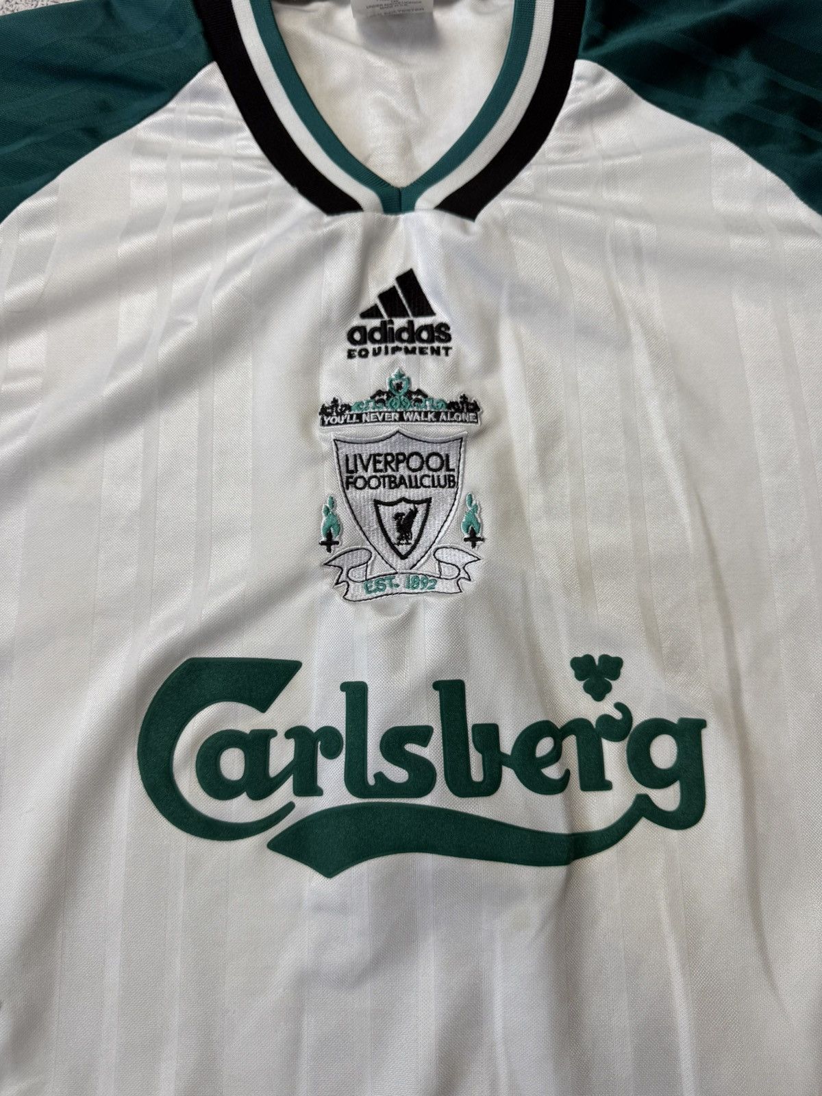 Adidas Vintage Adidas Equipment Liverpool Soccer Jersey 90s Y2K Size US M / EU 48-50 / 2 - 11 Thumbnail