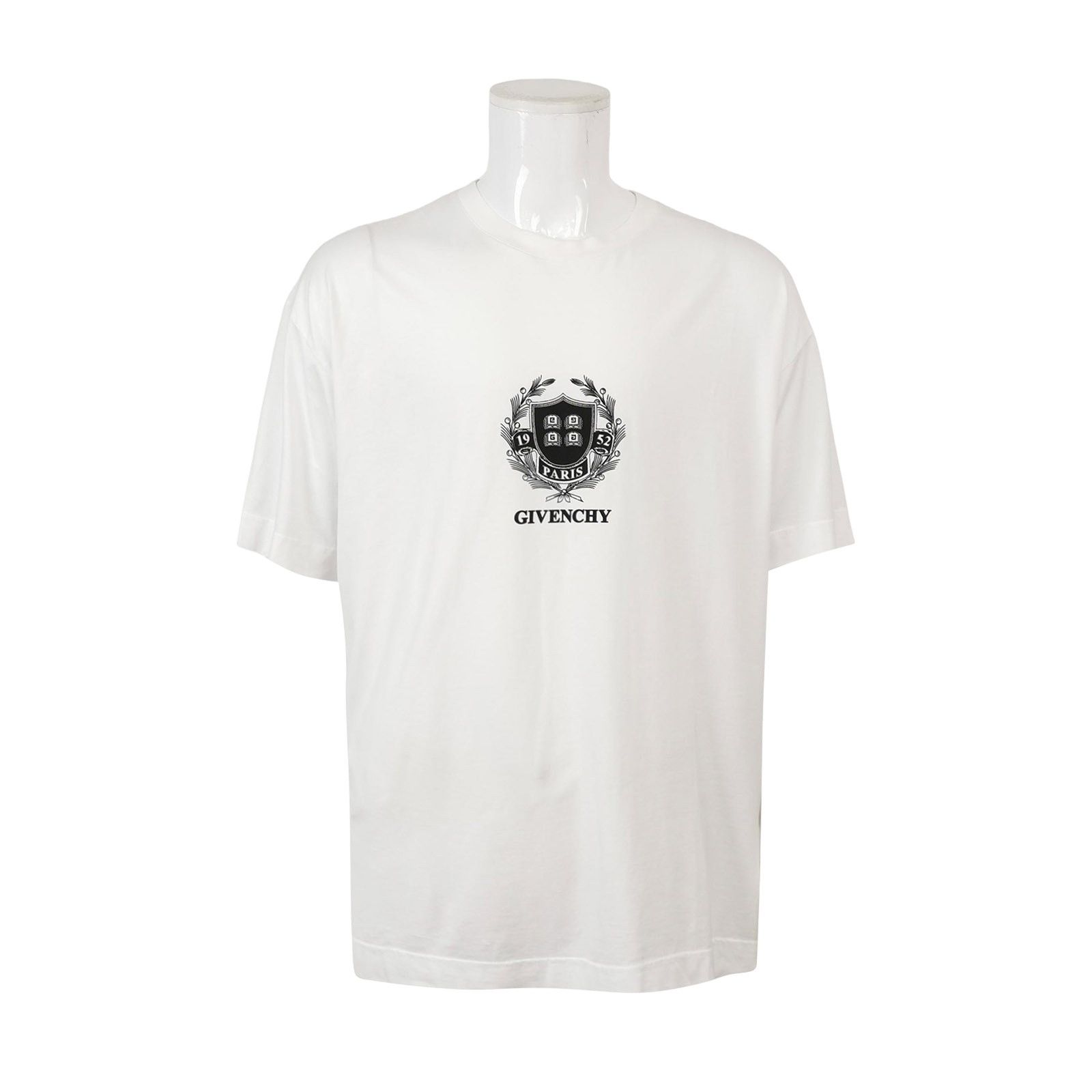 Givenchy Givenchy Crest Logo Graphic T-Shirt L Size US L / EU 52-54 / 3 - 1 Thumbnail