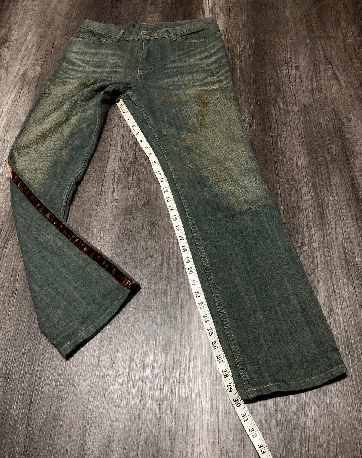 If Six Was Nine × Japanese Brand × Vintage Japanese Brand Traverse Distressed denim Jeans Size 30" / US 8 / IT 44 - 10 Thumbnail