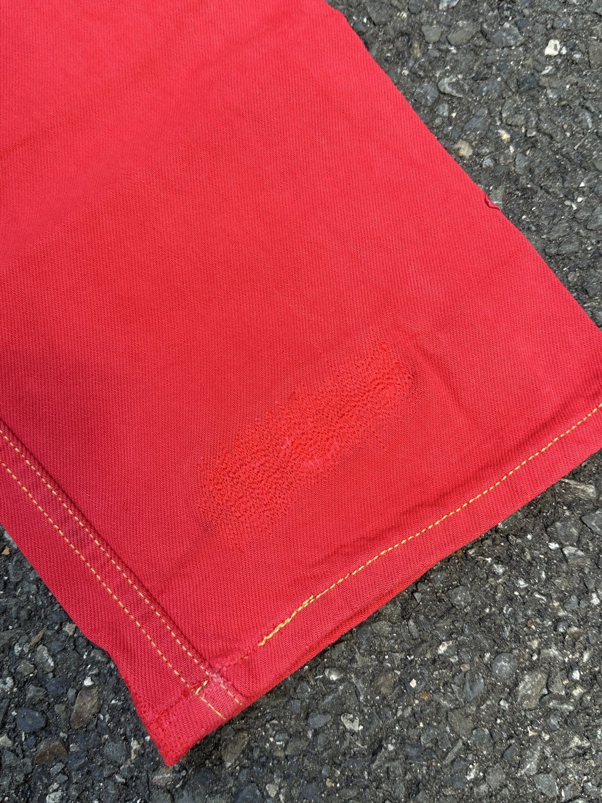Chrome Hearts Paris Exclusive Red Patches LEVIS 501 Jeans Size US 34 / EU 50 - 10 Thumbnail