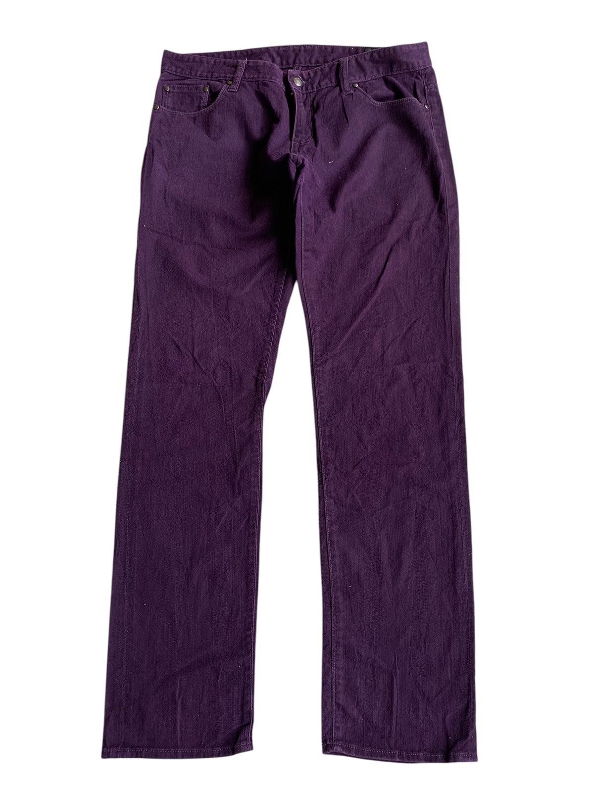 Japanese Brand × Kapital × Vintage JAPANESE SEMANTIC DESIGN PUNK PANTS Size US 34 / EU 50 - 1 Thumbnail