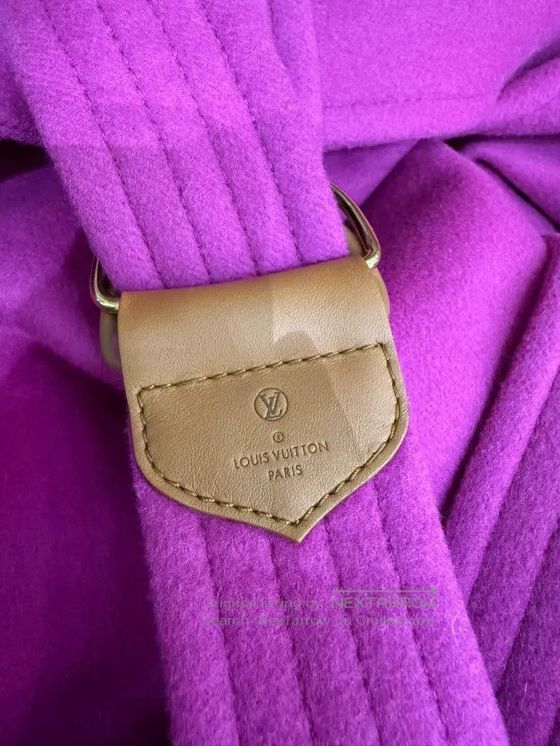 Louis Vuitton Louis Vuitton Purple presbyopic belted coat Size XS / US 0-2 / IT 36-38 - 5 Thumbnail