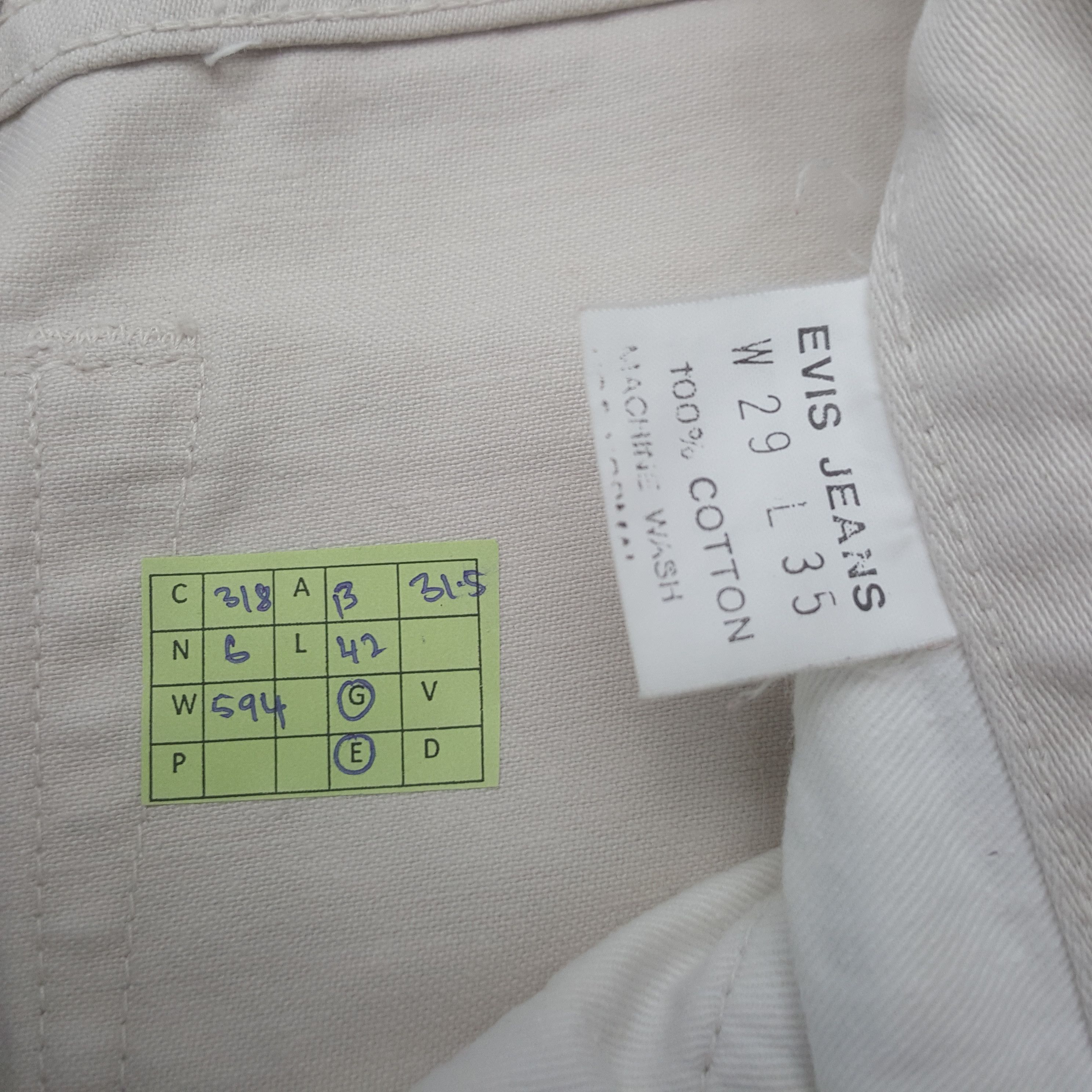 Evisu Vintage Evis Japanese Brand Daicock Custom Jeans C318N6 Size US 26 / EU 42 - 8 Thumbnail